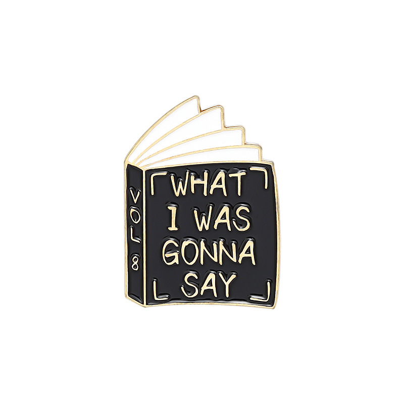 Book Alphabet Series Pin Set