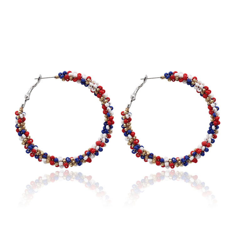 Colorful  Beaded Earrings