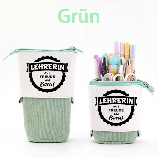 Lehrerin aus Freude am Beruf Federmäppchen Mäppchen