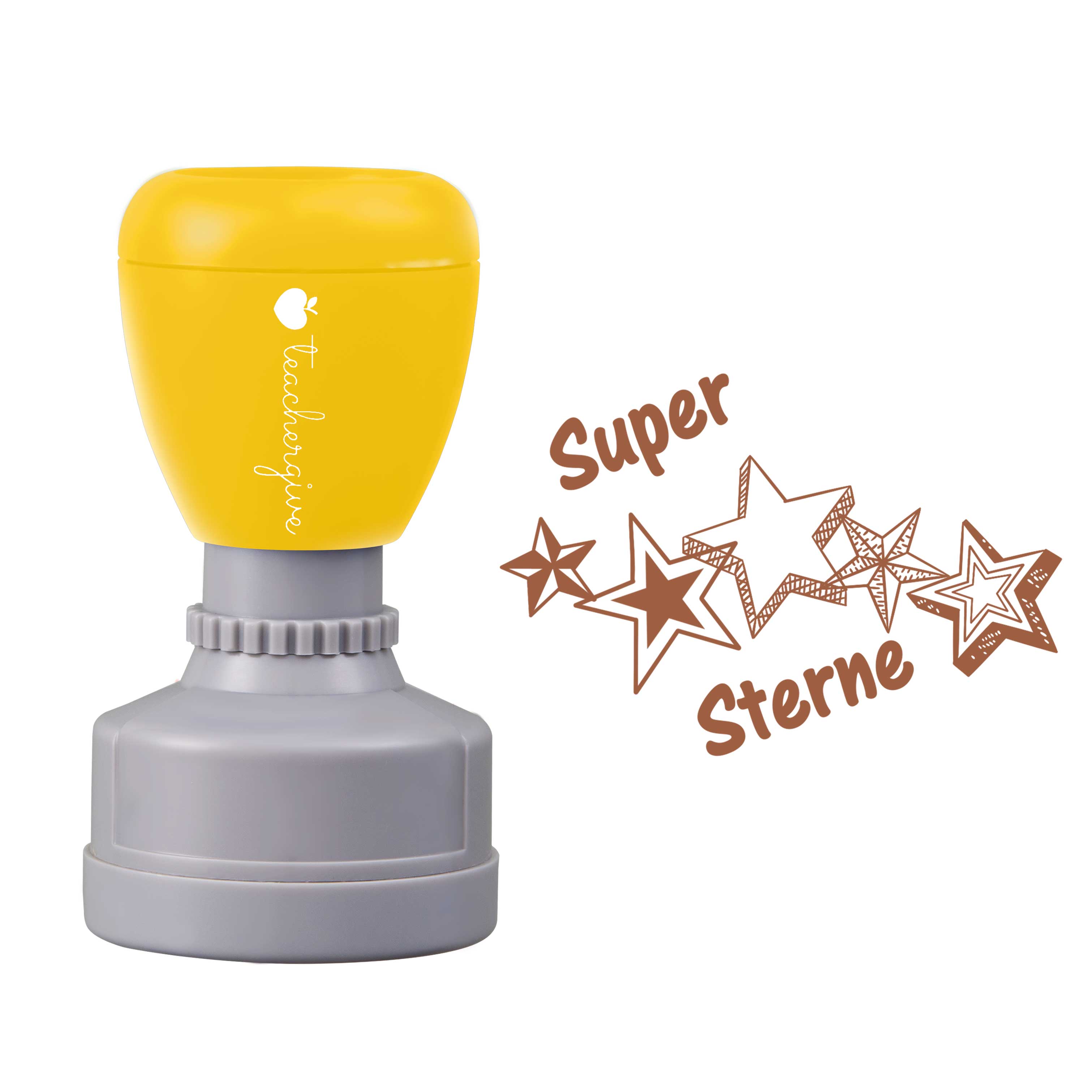 Super Sterne Lehrer Stempel