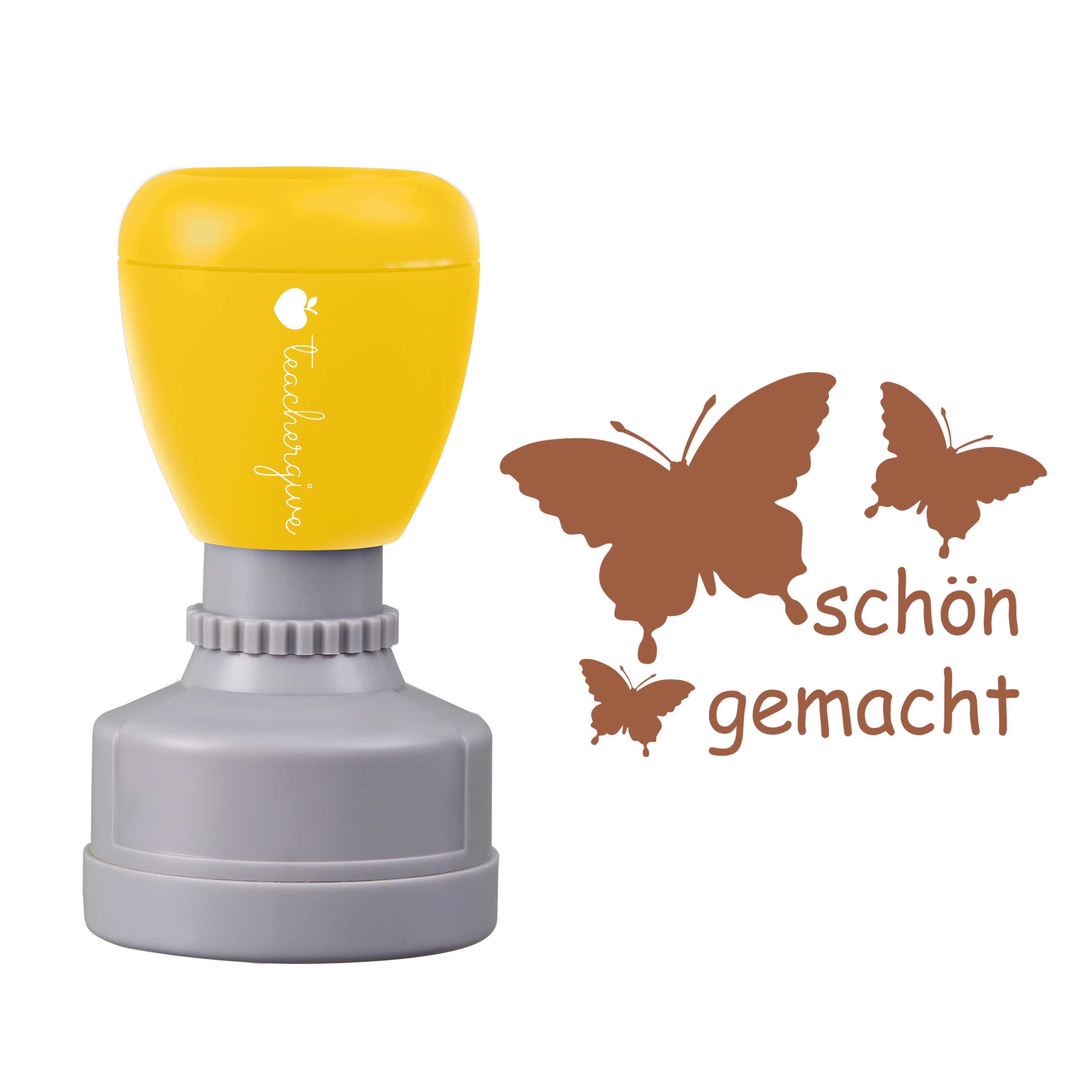 Schön gemacht Lehrer Stempel