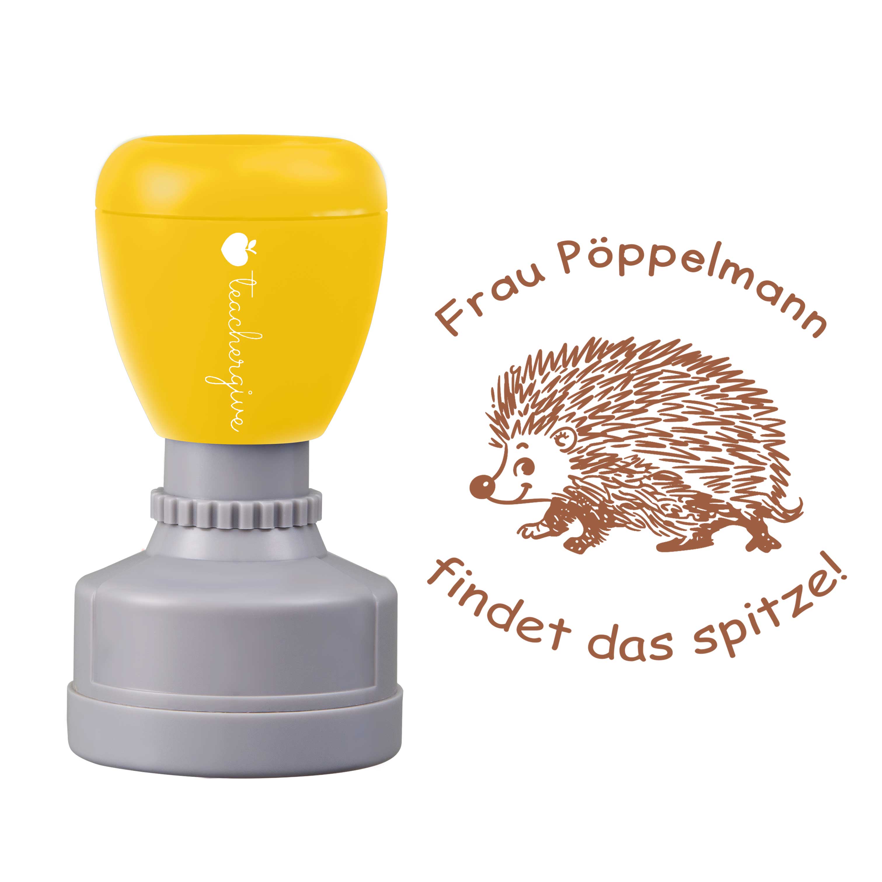 Personalisiert findet das spitze Lehrer Stempel