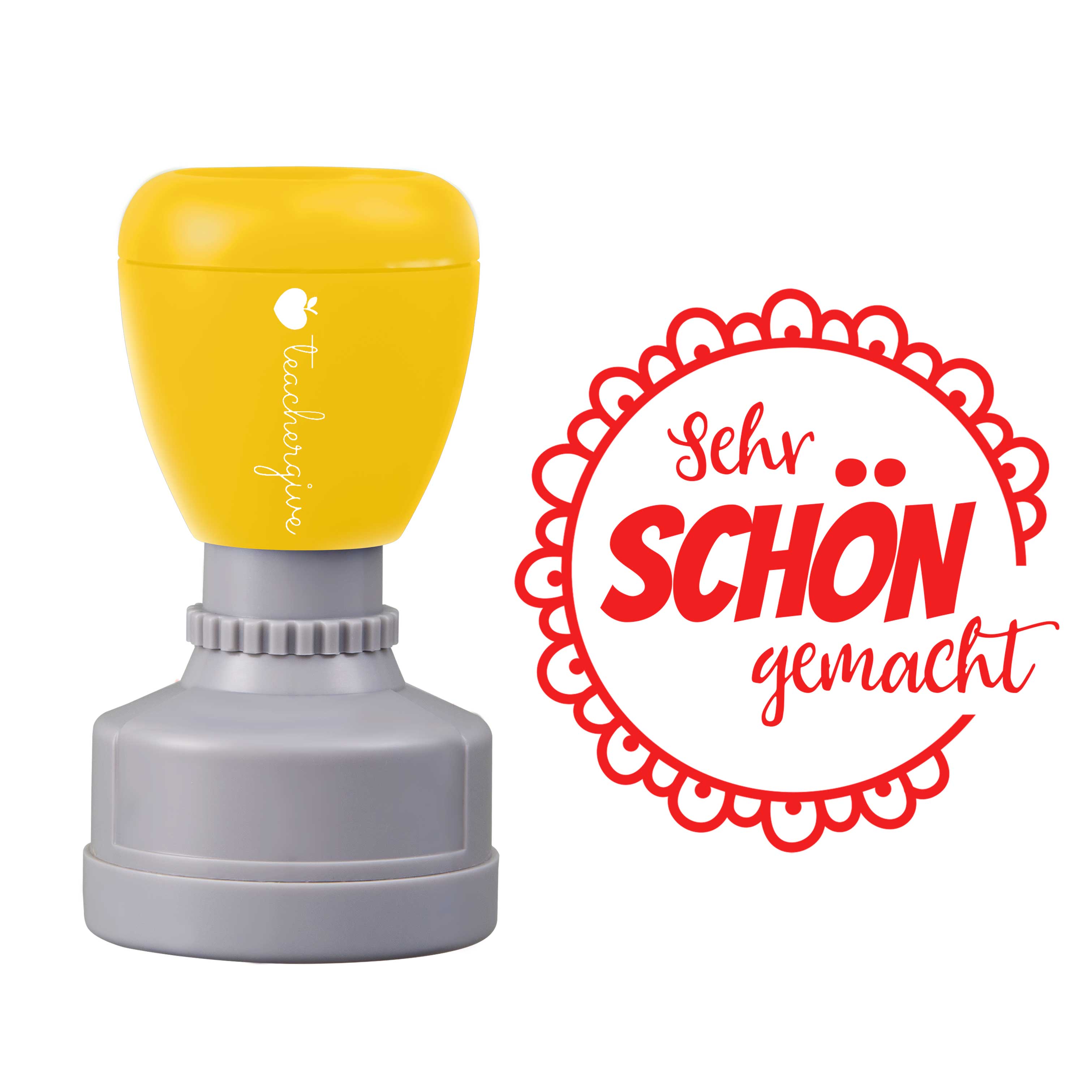 Sehr schön gemacht Lehrer Stempel