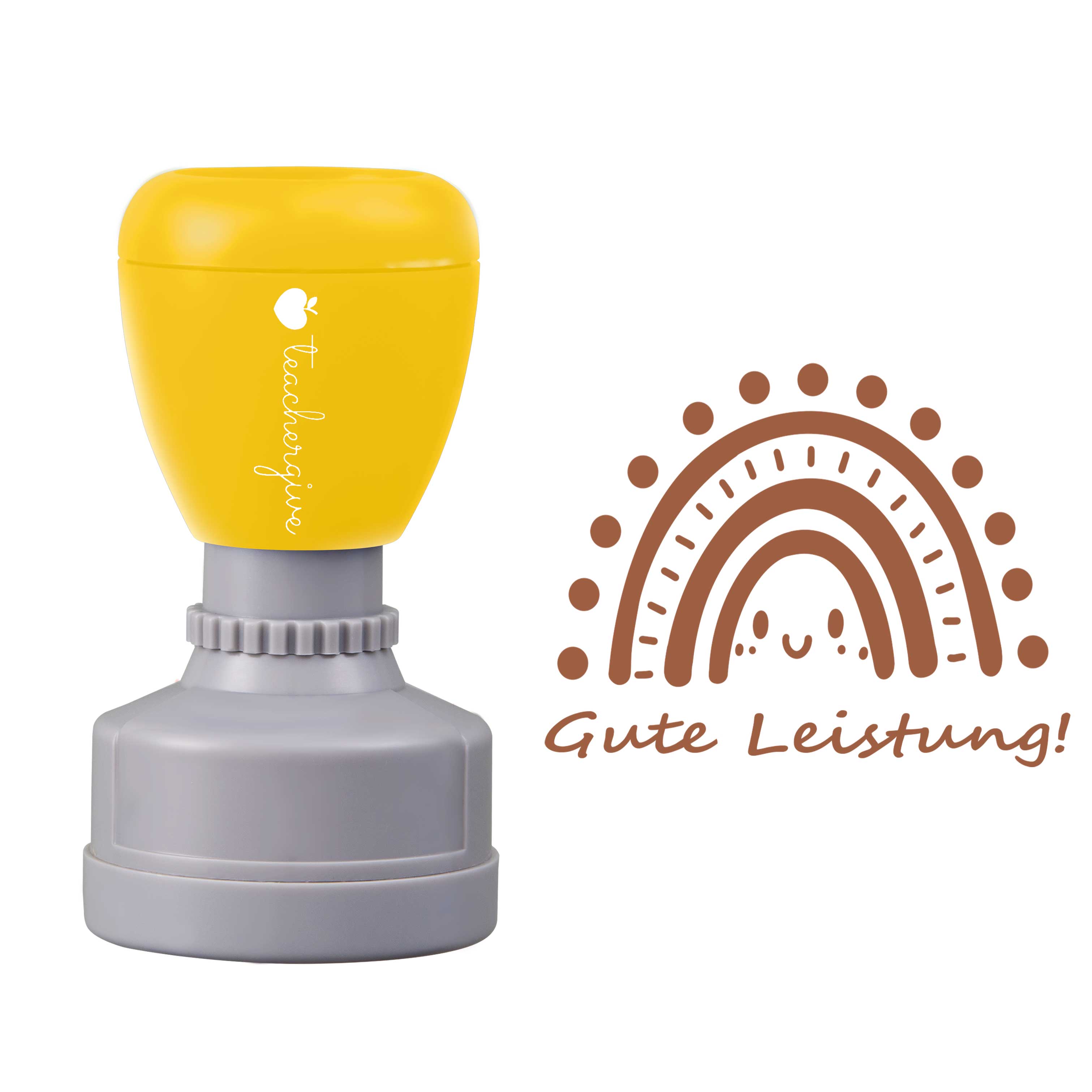 Gute Leistung Lehrer Stempel