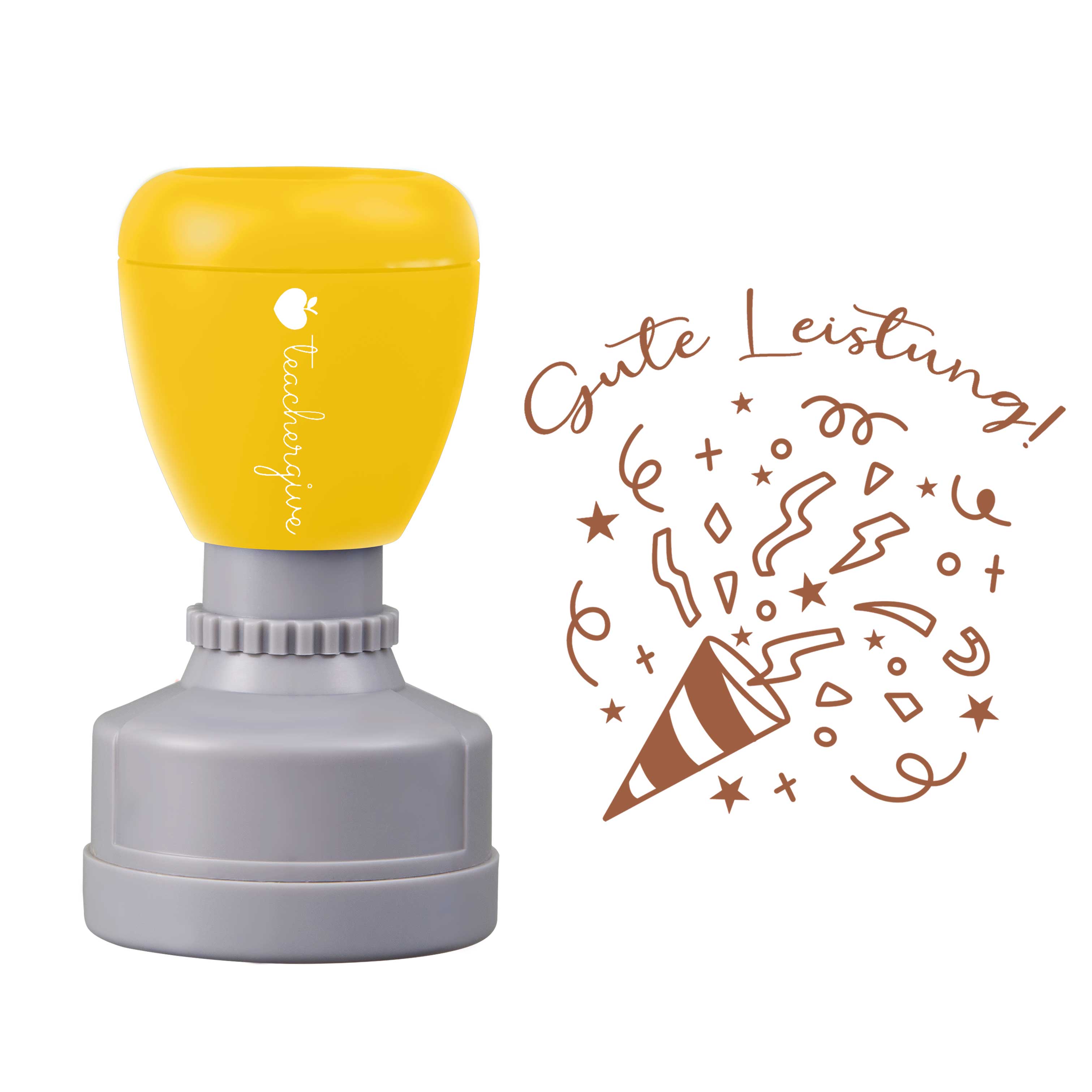 Gute Leistung Lehrer Stempel