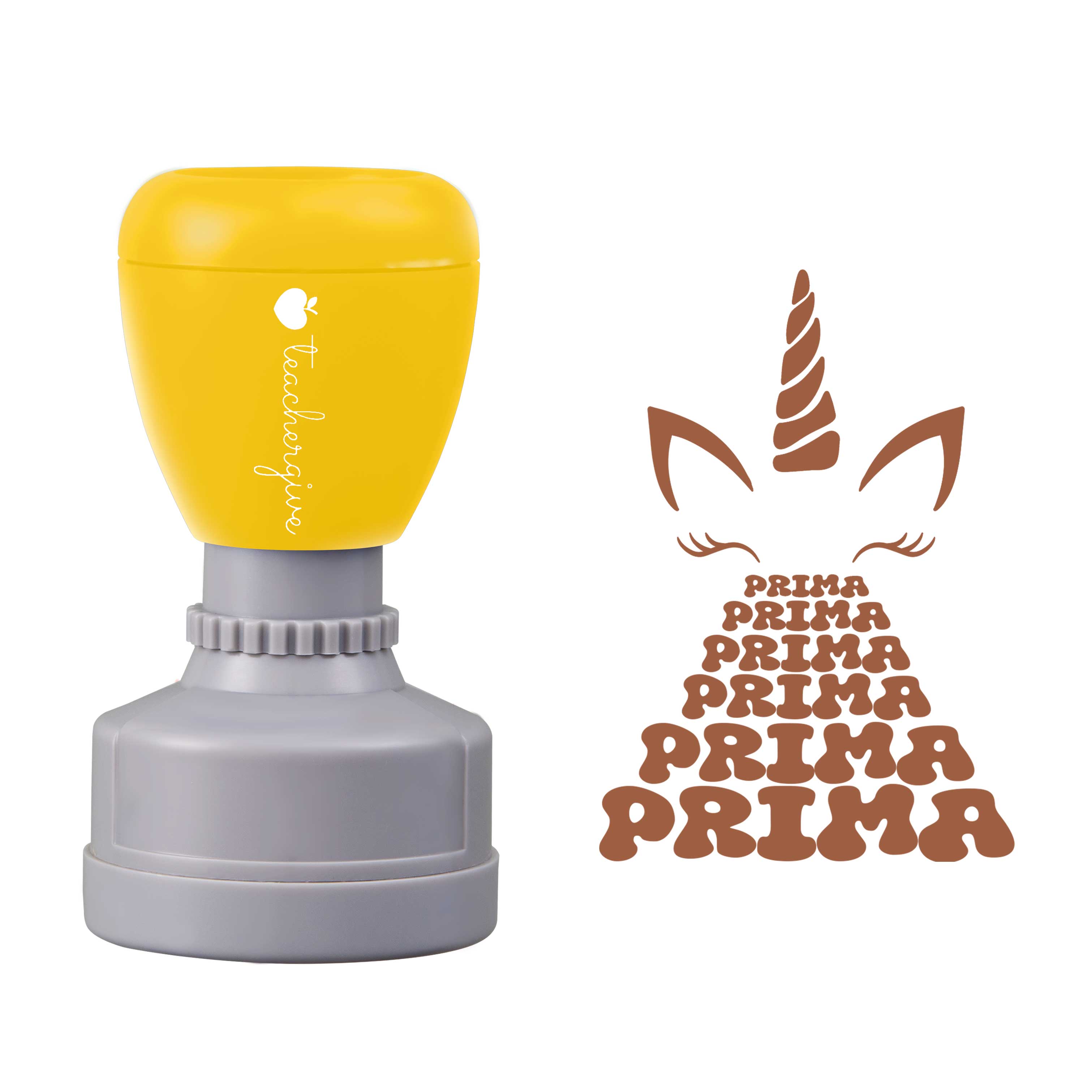 Prima Prima Prima Lehrer Stempel
