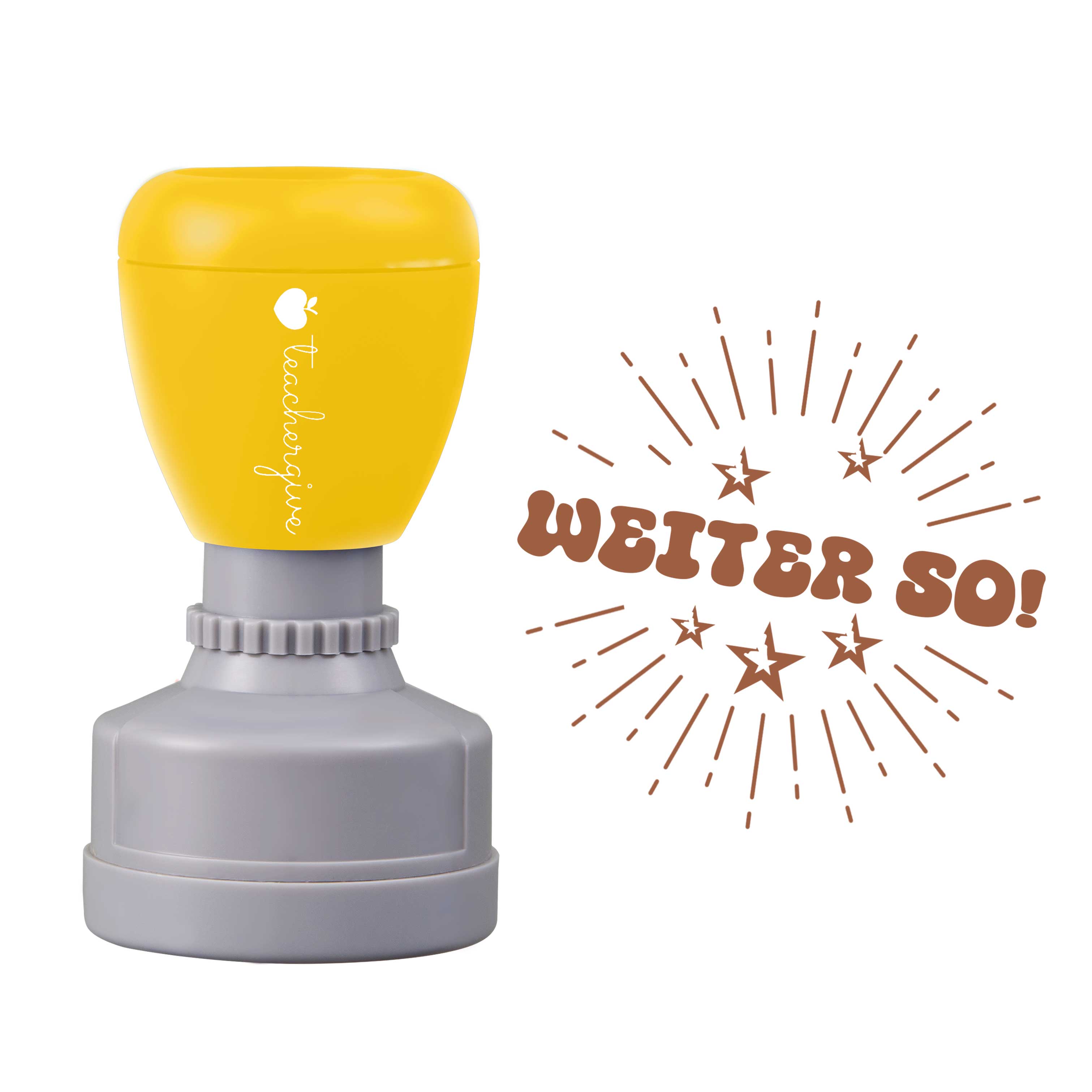 Weiter So Lehrer Stempel