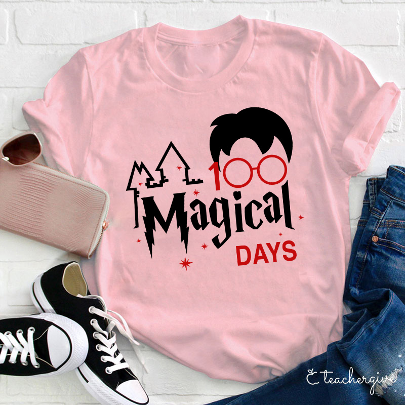 100 Magical Days Teacher T-Shirt
