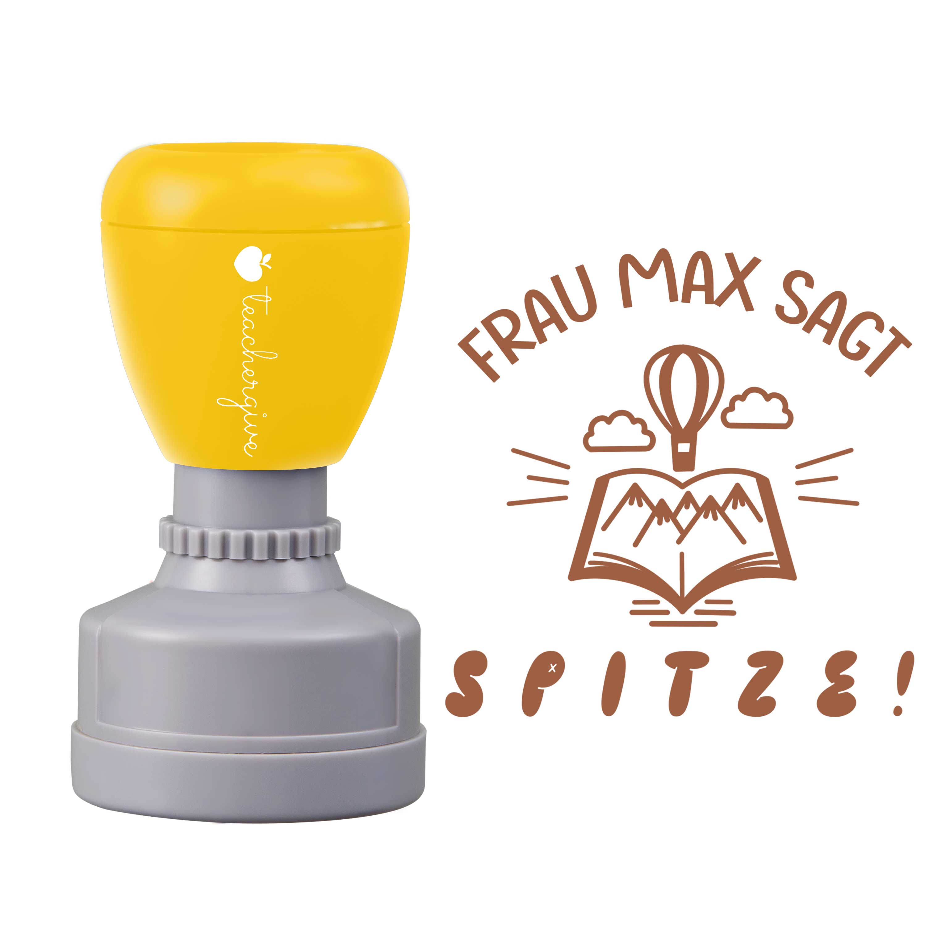 Personalisiert Sagt Spitze Lehrer Stempel