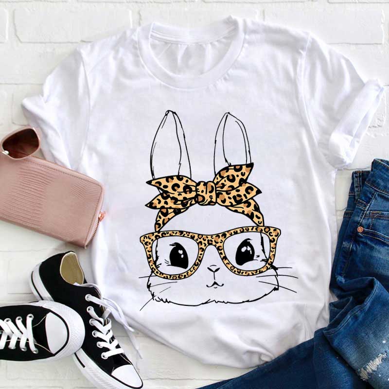 Osterhase mit Brille Lehrer T-Shirt