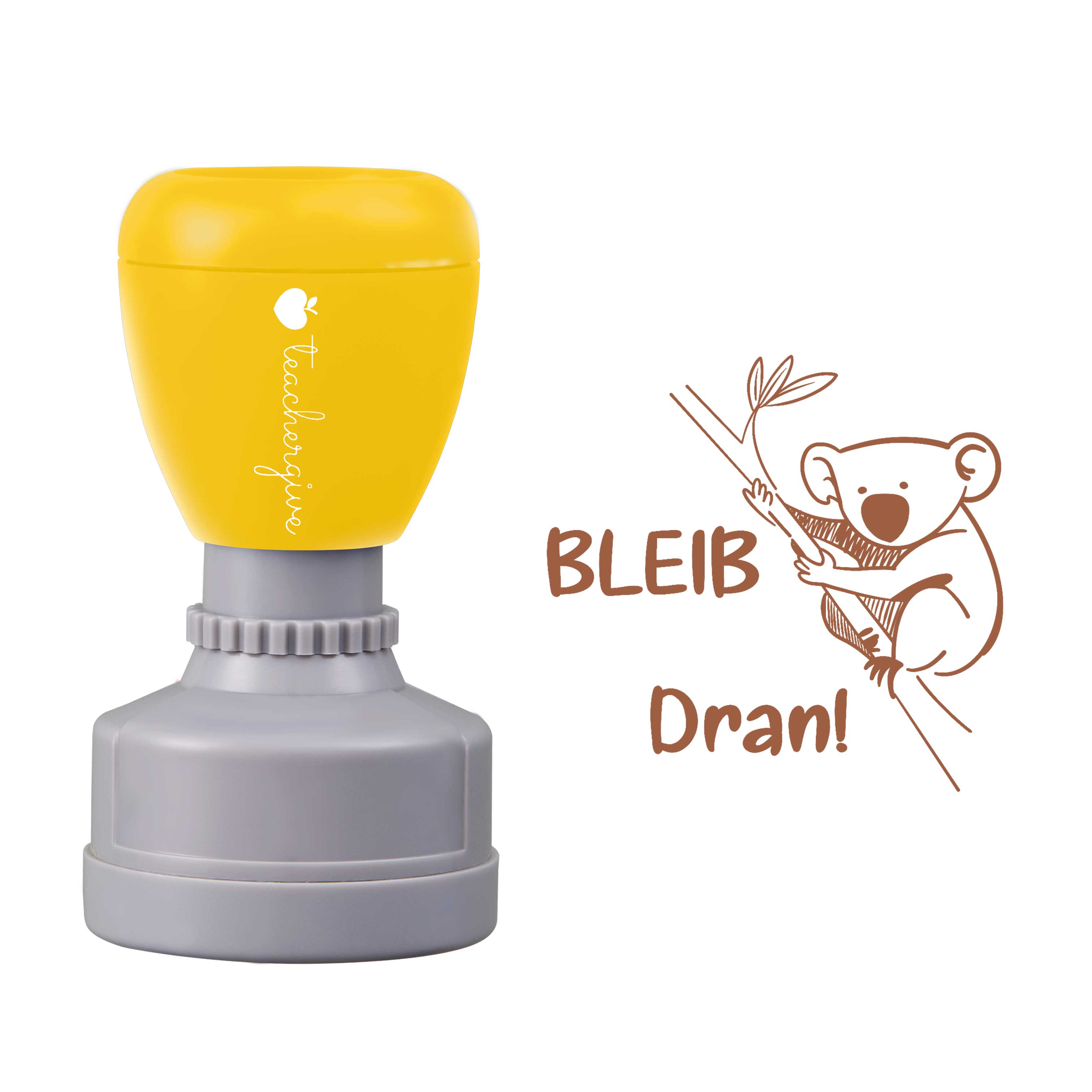 Bleib Dran Lehrer Stempel