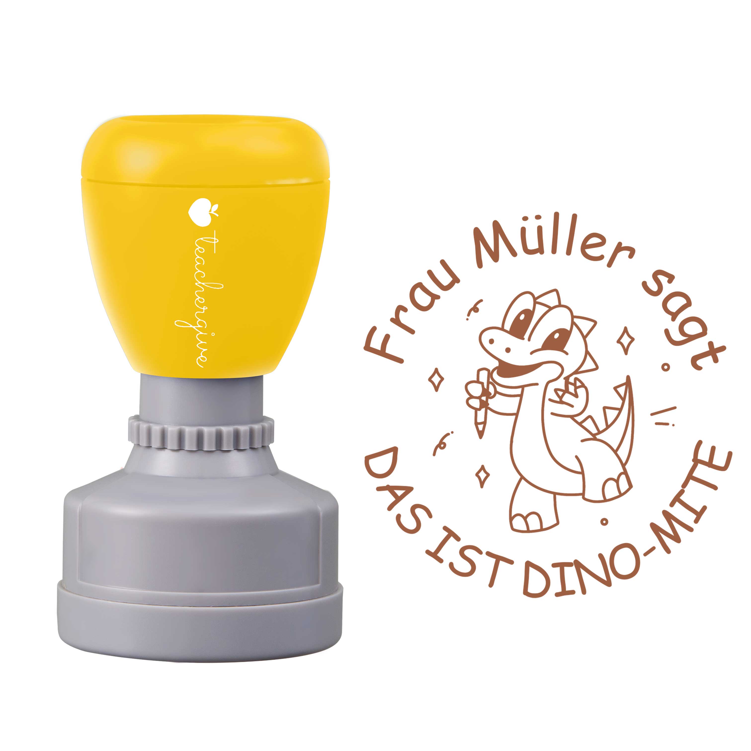 Personalisiert Lehrer Sagt Das Ist Dino-mite Lehrer Stempel