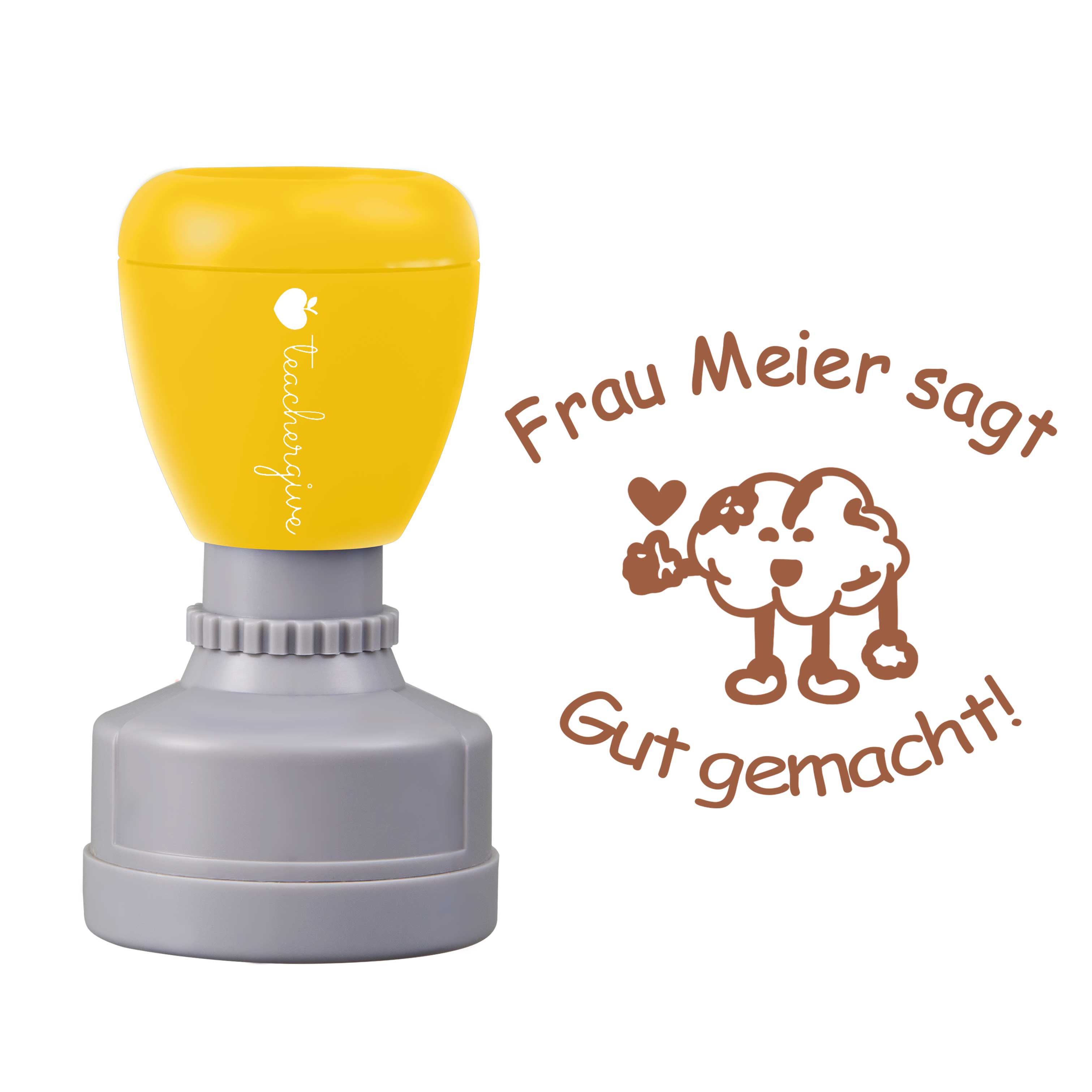 Personalisiert Gut Gemacht Lehrer Stempel
