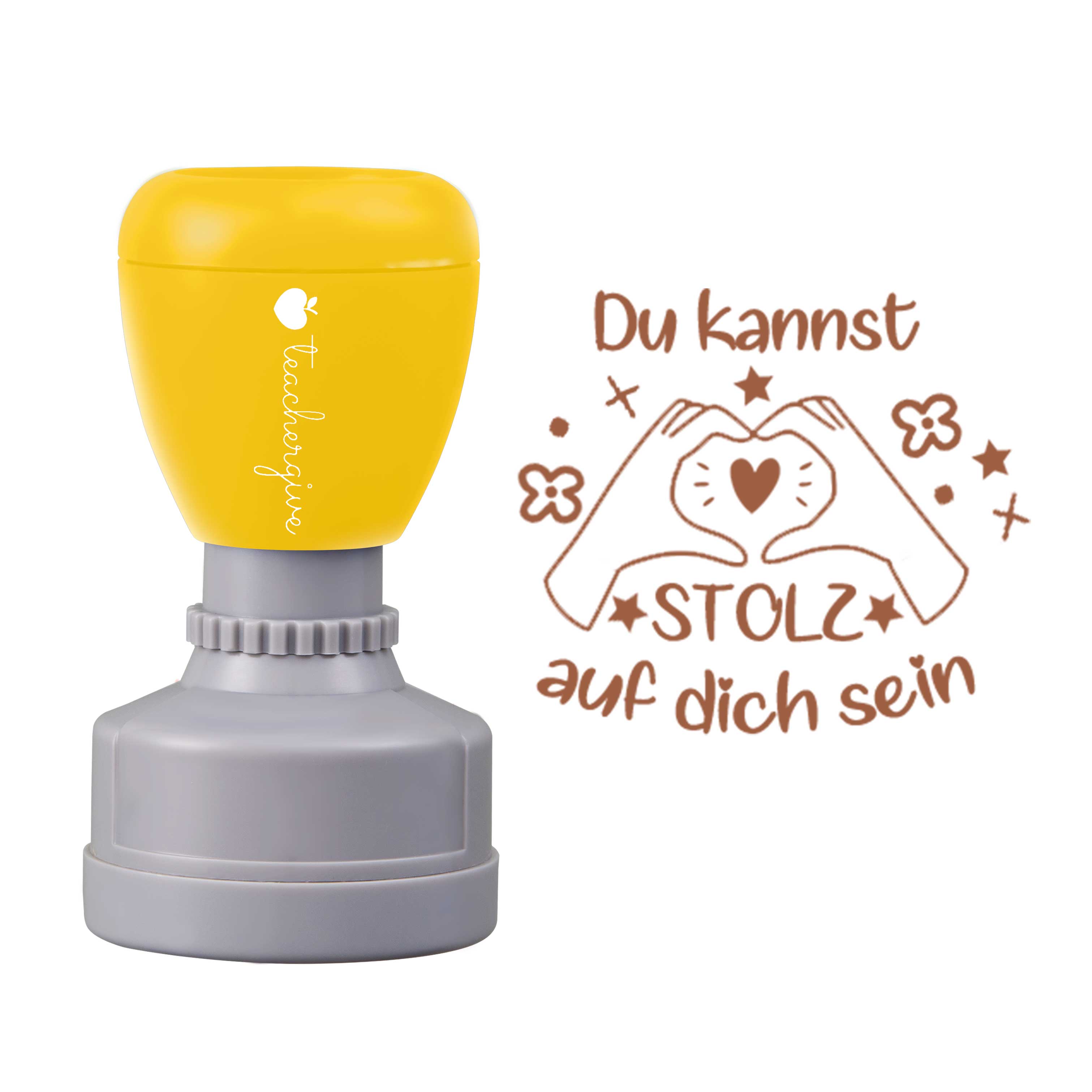 Du Kannst Stolz Auf Dich Sein Lehrer Stempel