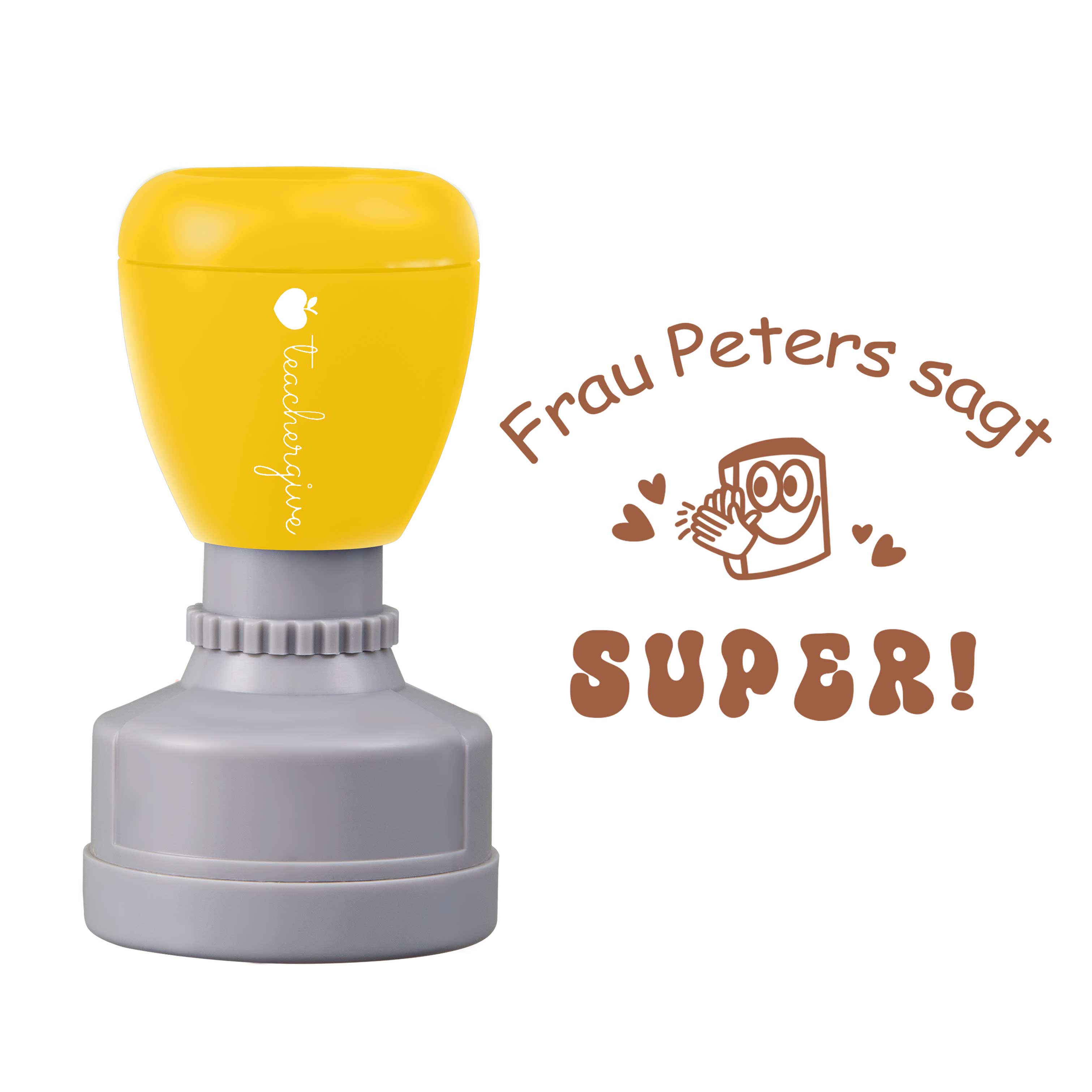Personalisiert Super Lehrer Stempel