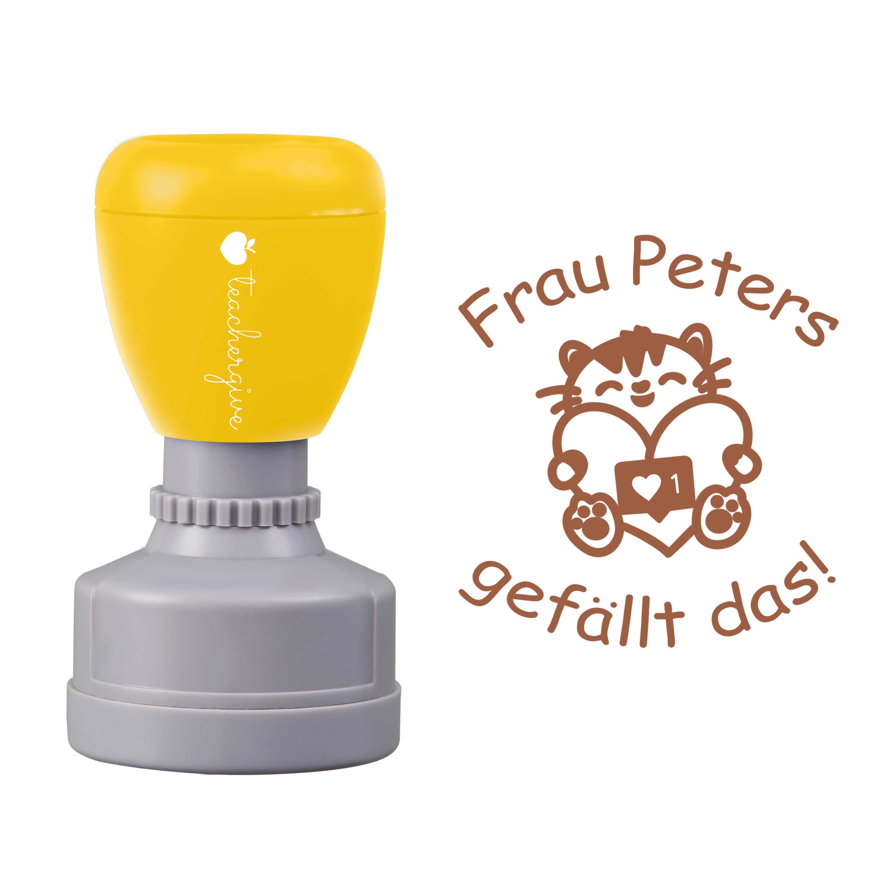 Personalisiert Gefällt Das Lehrer Stempel