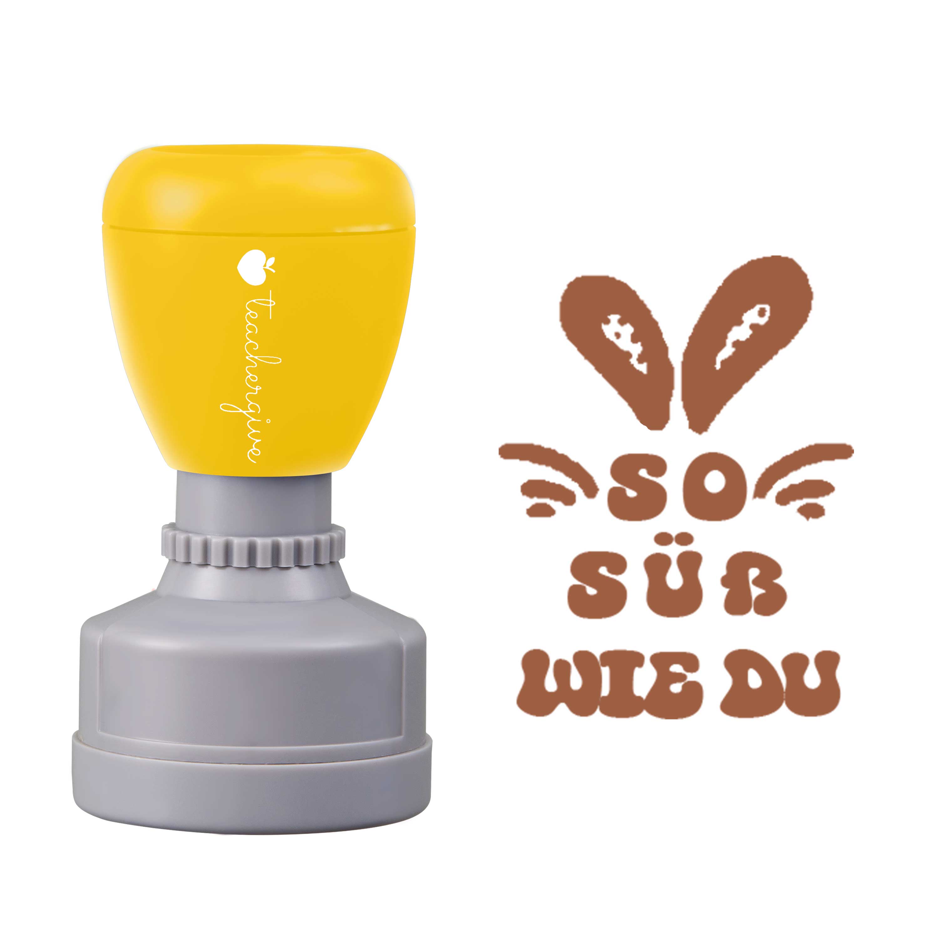 So süß wie du Lehrer Stempel