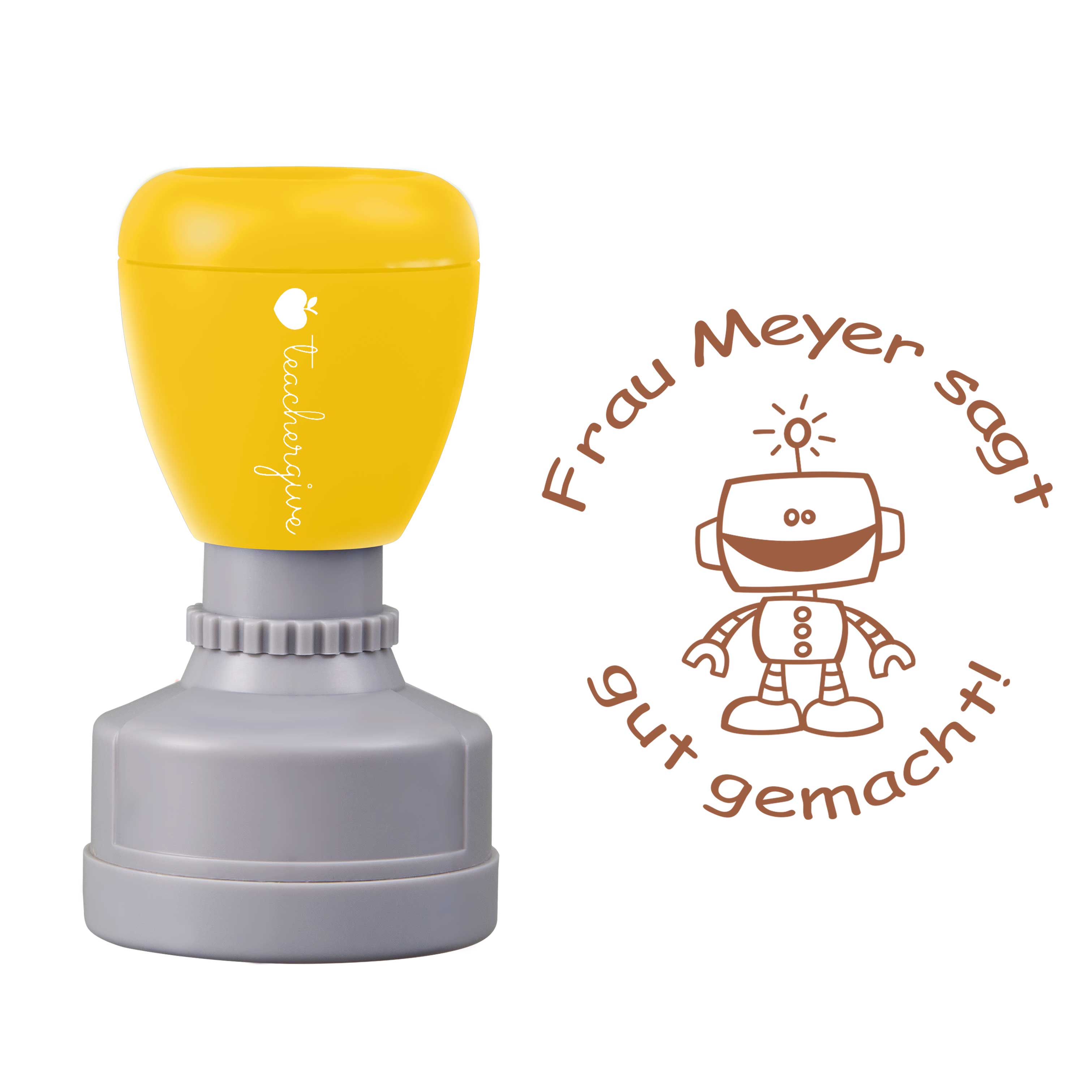 Personalisiert Sagt Gut Gemacht Lehrer Stempel