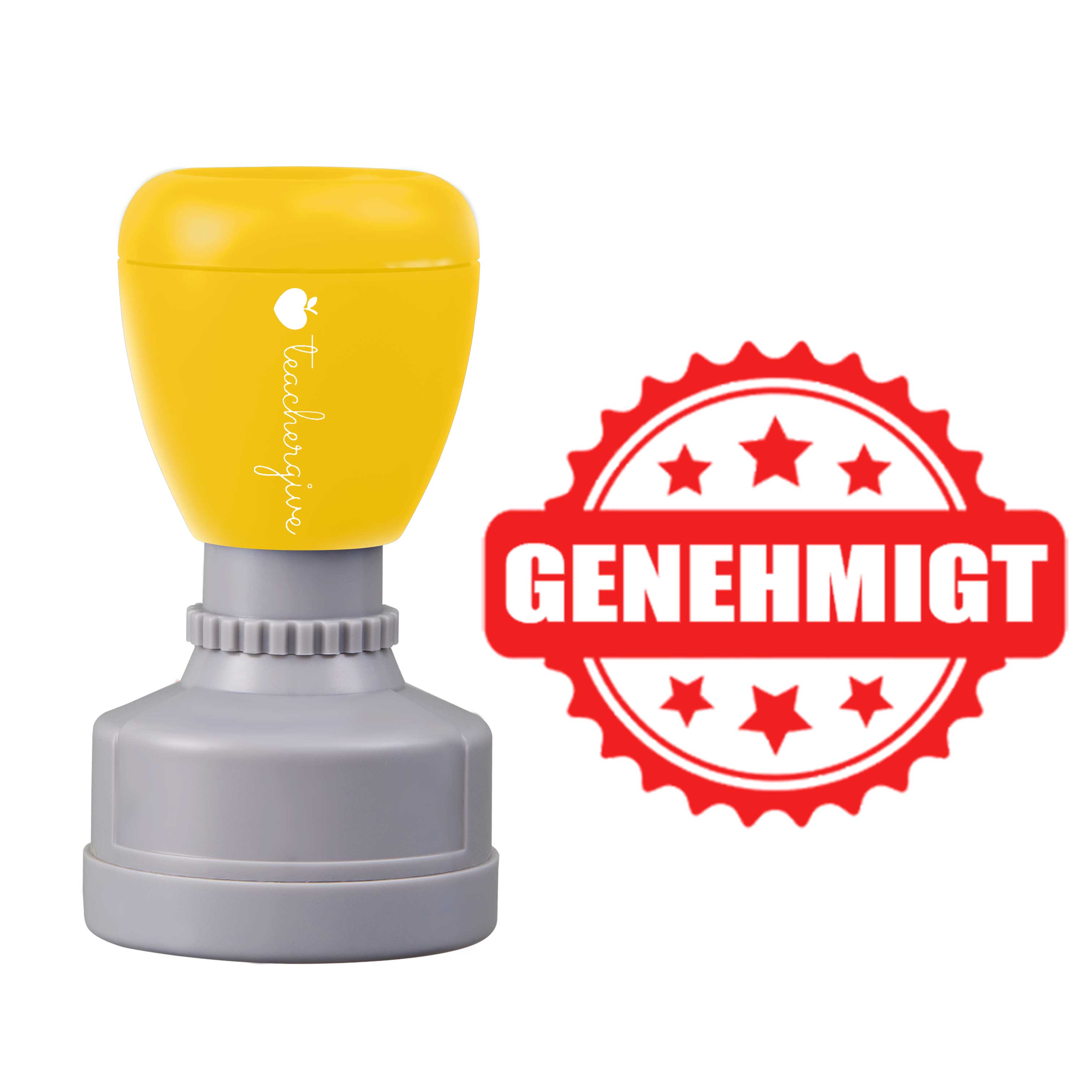 Genehmigt Lehrer Stempel