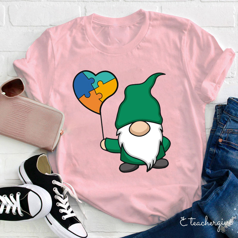 SLP Balloon Gnome Teacher T-Shirt