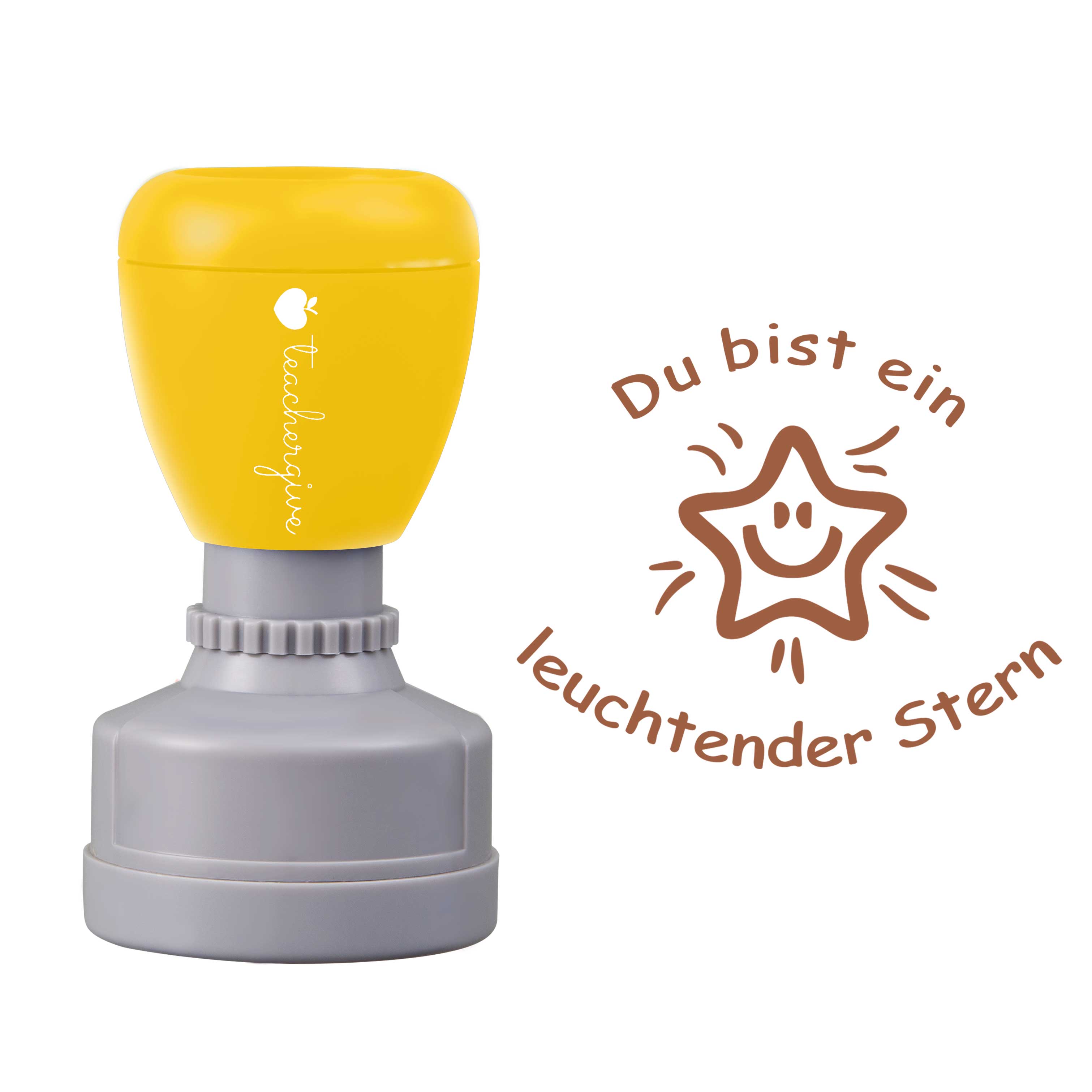 Du Bist Ein Leuchtender Stern Lehrer Stempel