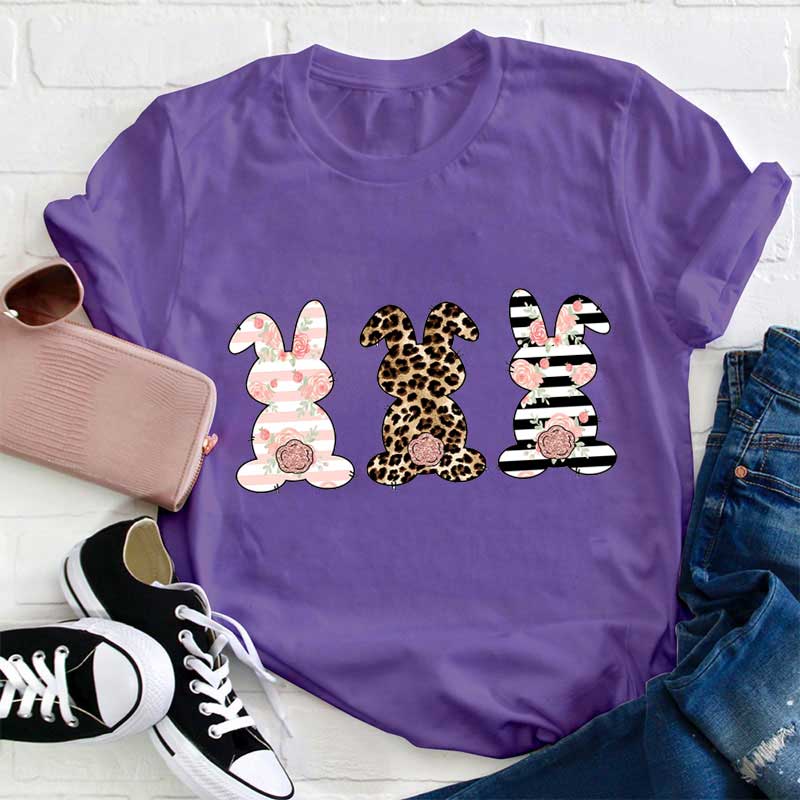 Osterhasen und Frohe Ostern Lehrer T-Shirt