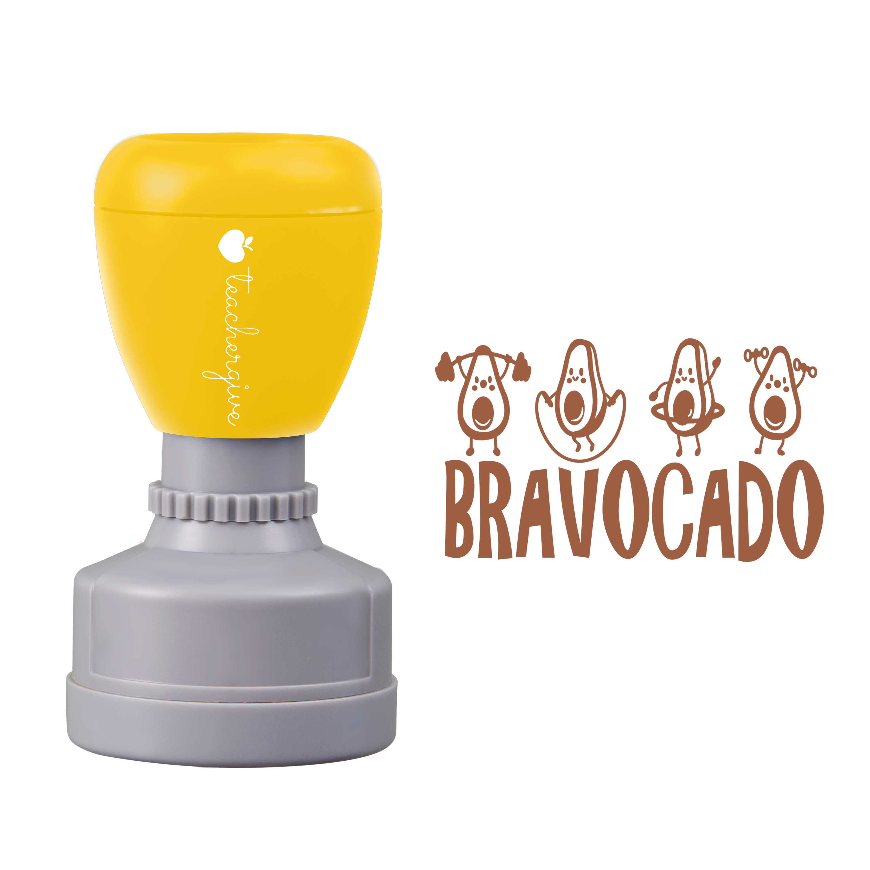 Bravo Bravocado Lehrer Stempel