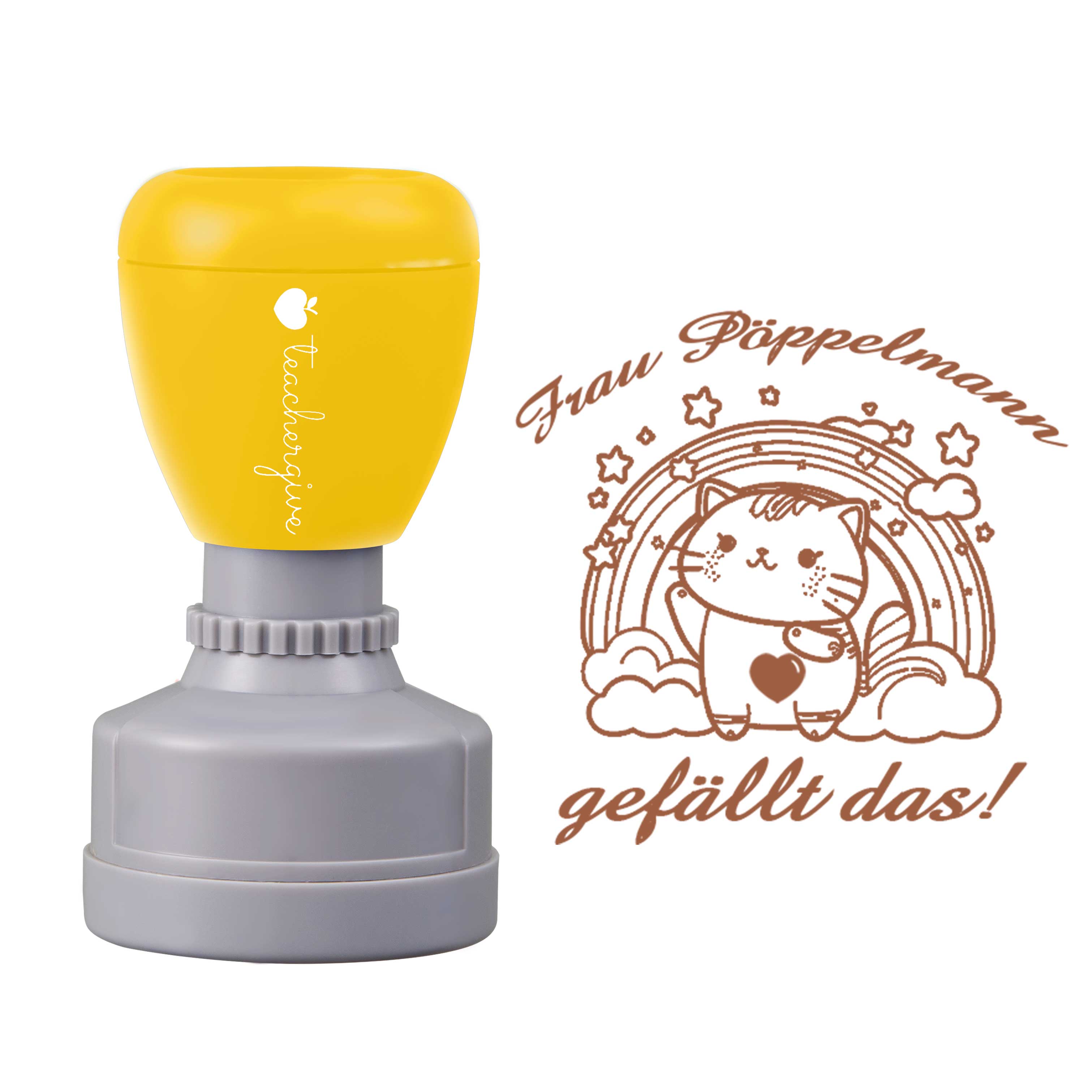 Personalisiert Name Gefällt Das Lehrer Stempel