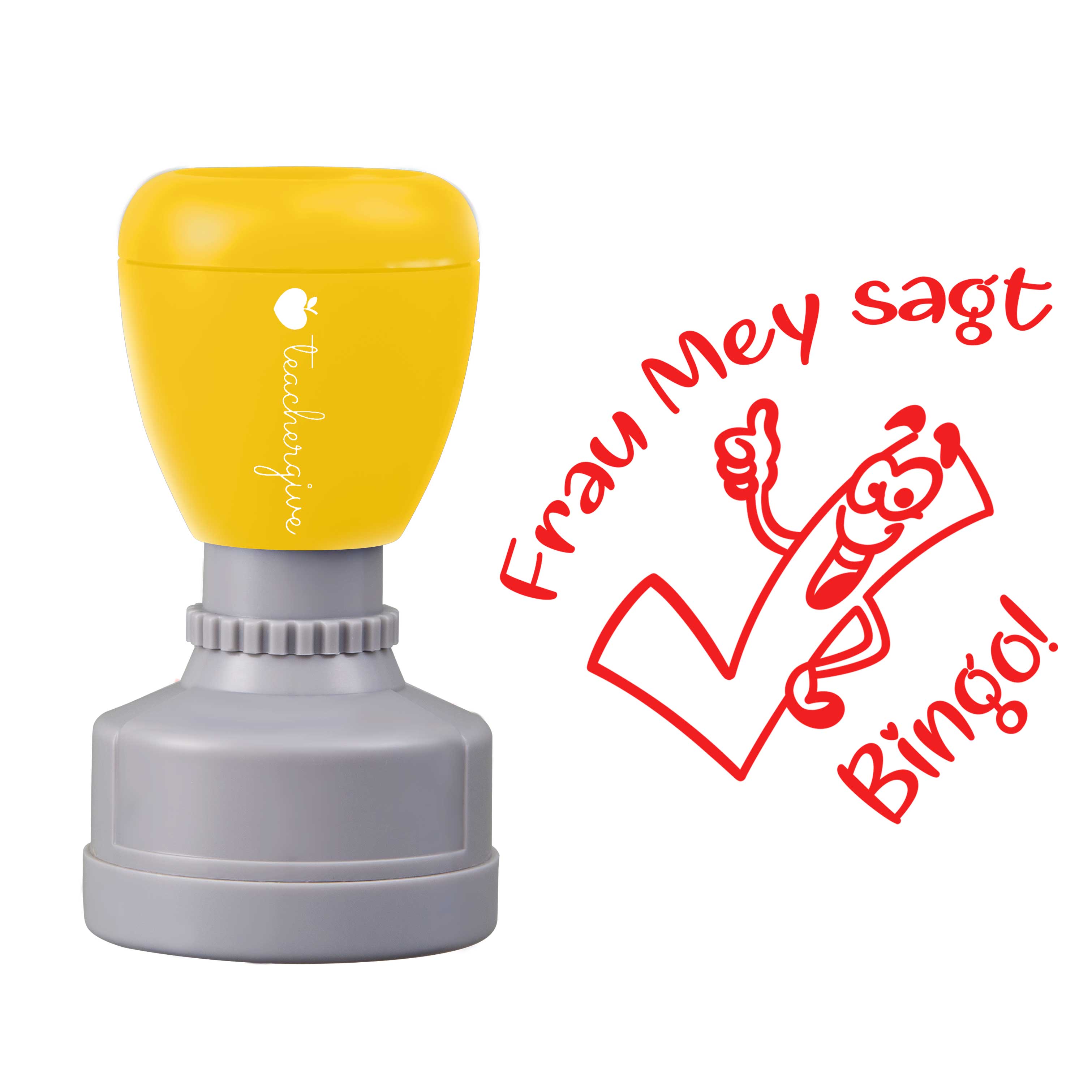 Personalisiert Sagt Bingo Lehrer Stempel