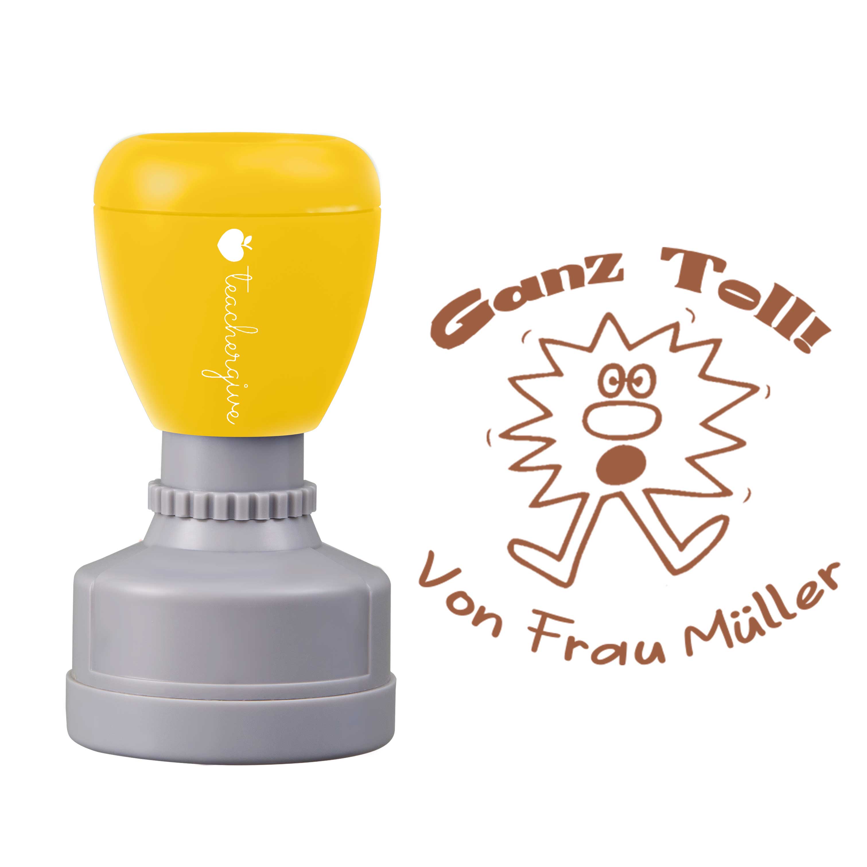Personalisiert Name Ganz Toll Lehrer Stempel