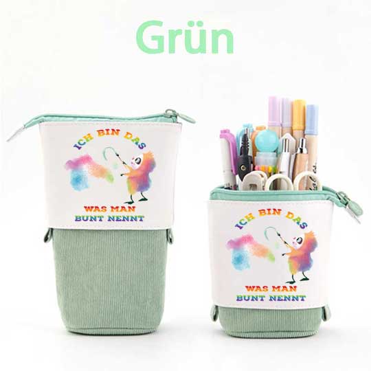 Ich bin das was man bunt nennt Federmäppchen Mäppchen