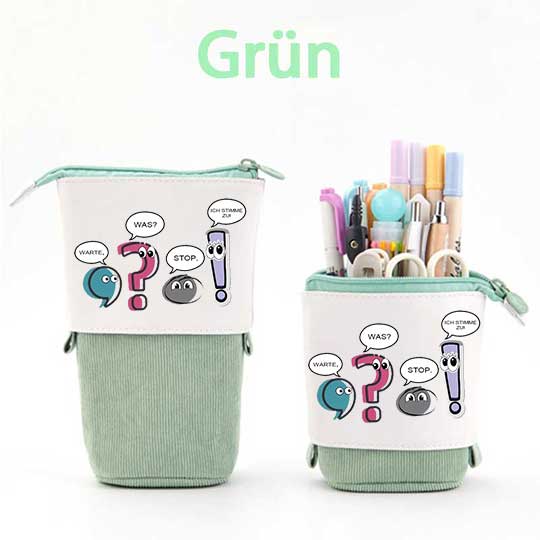 Warte, Was? Stop. Ich stimme zu! Federmäppchen Mäppchen