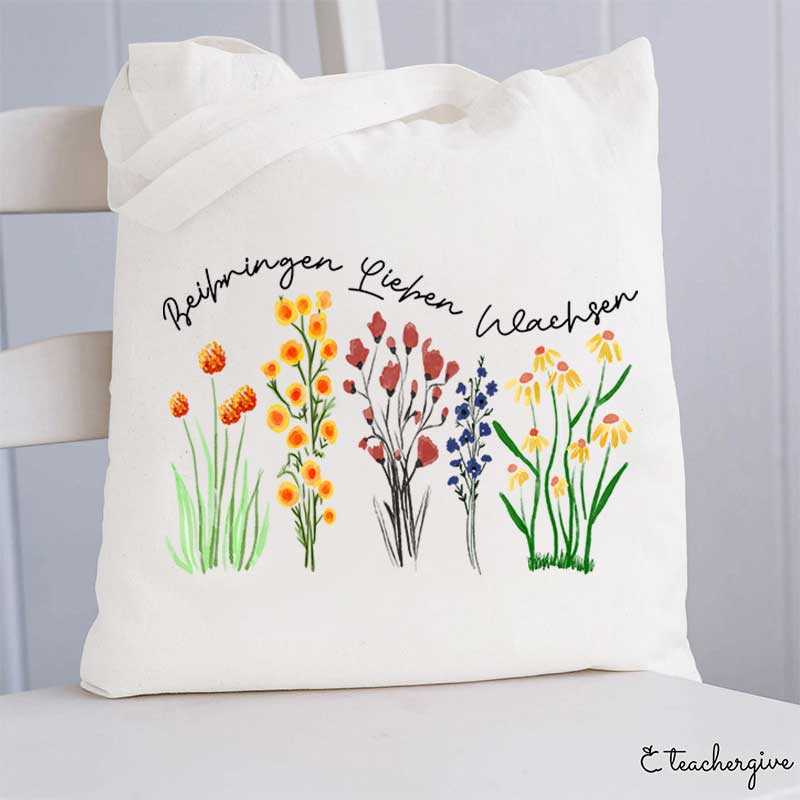 Beibringen Lieben Wachsen Lehrer Tragetasche