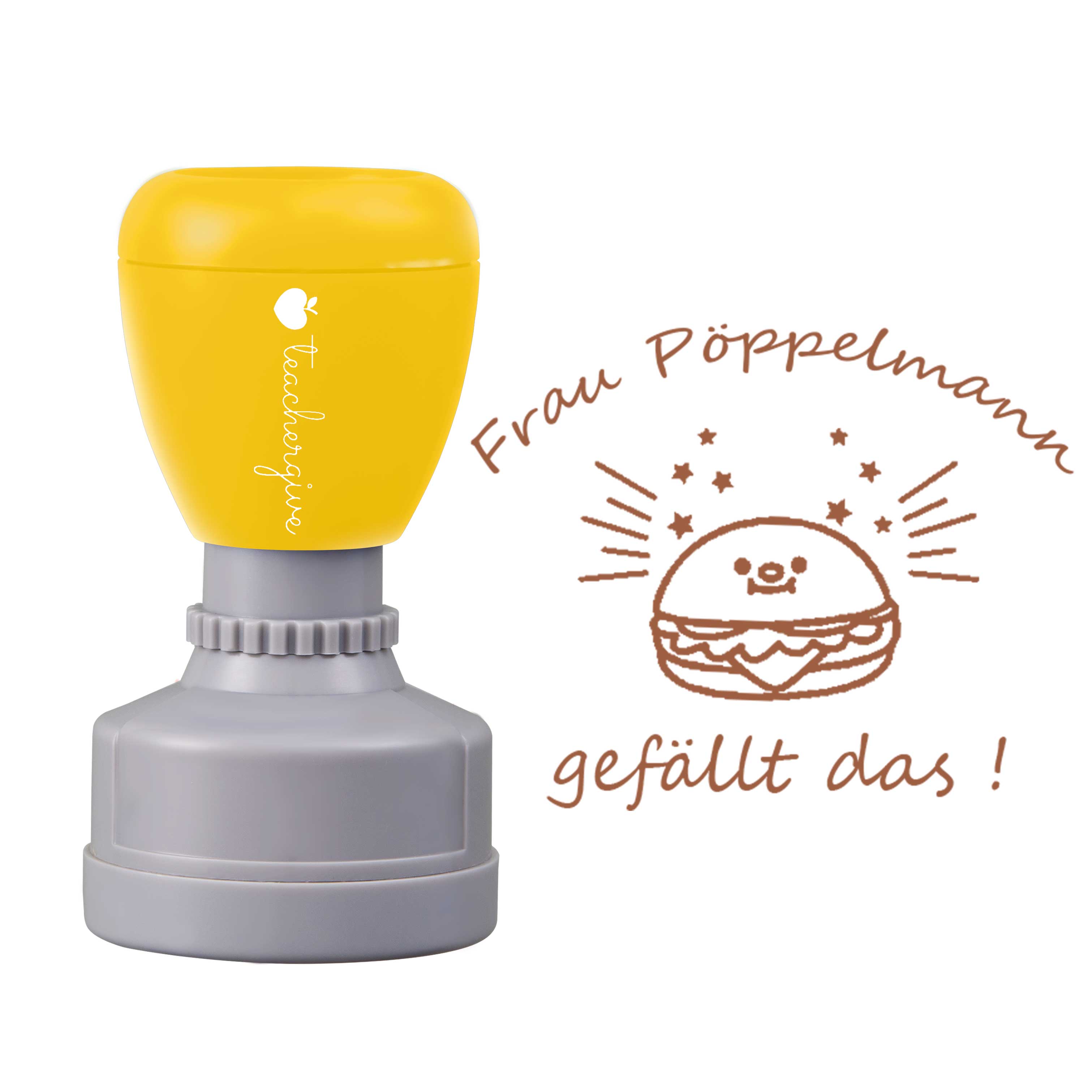 Personalisiert Gefällt Das Lehrer Stempel