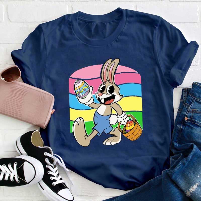 Ostern Hase Ei Lehrer T-Shirt