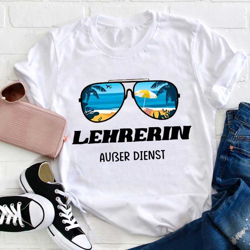 Lehrer/in außer Dienst Lehrer T-Shirt