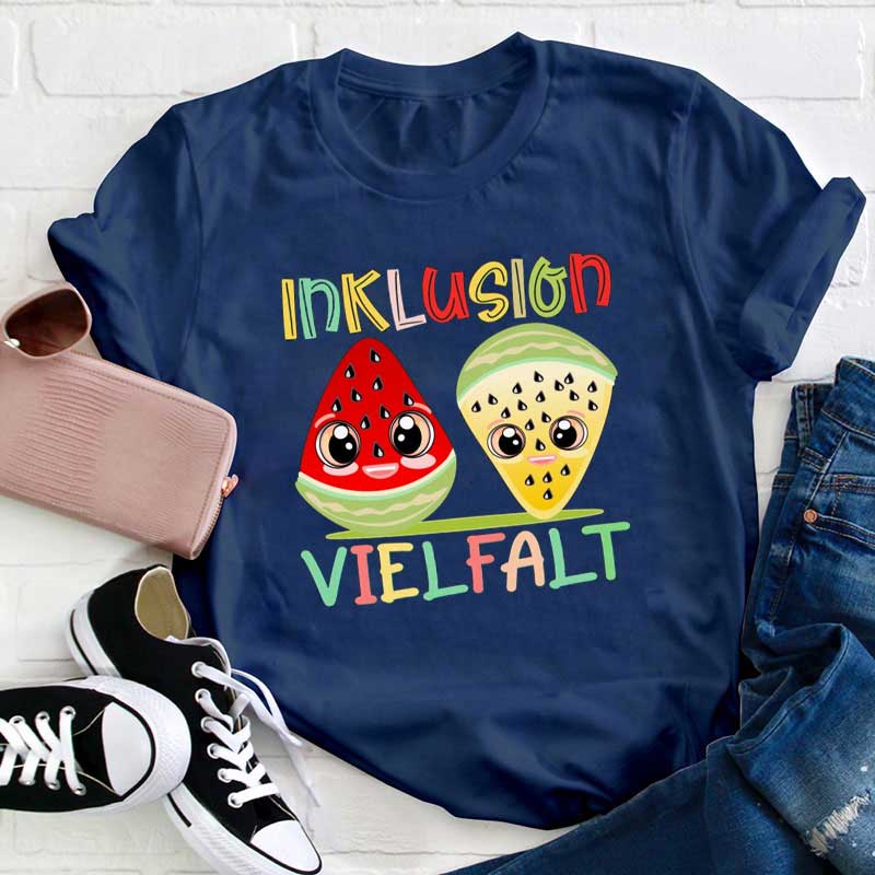 Inklusion Vielfalt Lehrer T-Shirt