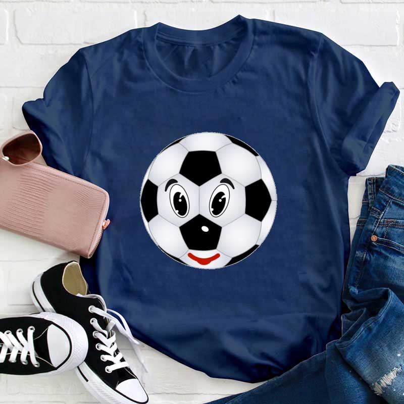 Fußball Macht Glücklich Lehrer T-Shirt