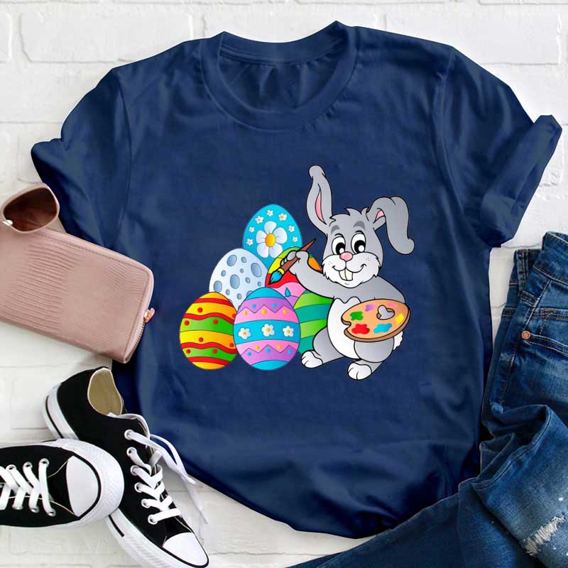 Kunst Ostern Eier Lehrer T-Shirt