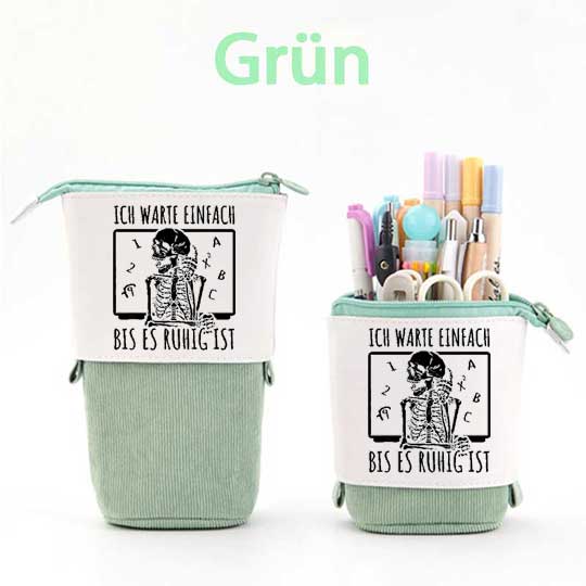 Ich warte einfach bis es ruhig ist Federmäppchen Mäppchen