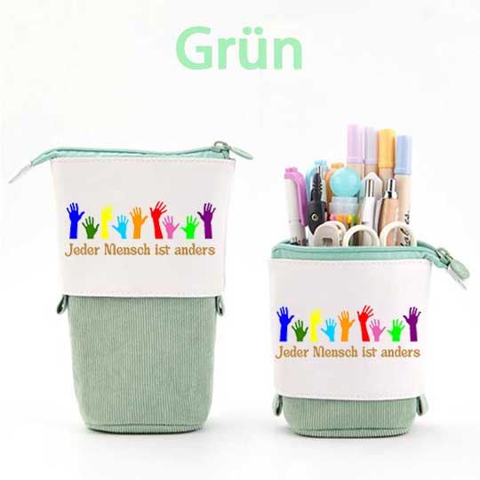 Jeder Mensch Ist Anders Bunte Hände Federmäppchen Mäppchen