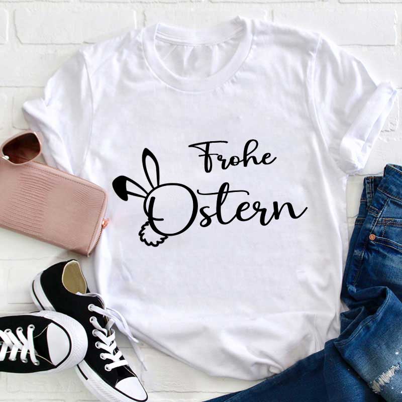 Frohe Ostern Lehrer T-Shirt