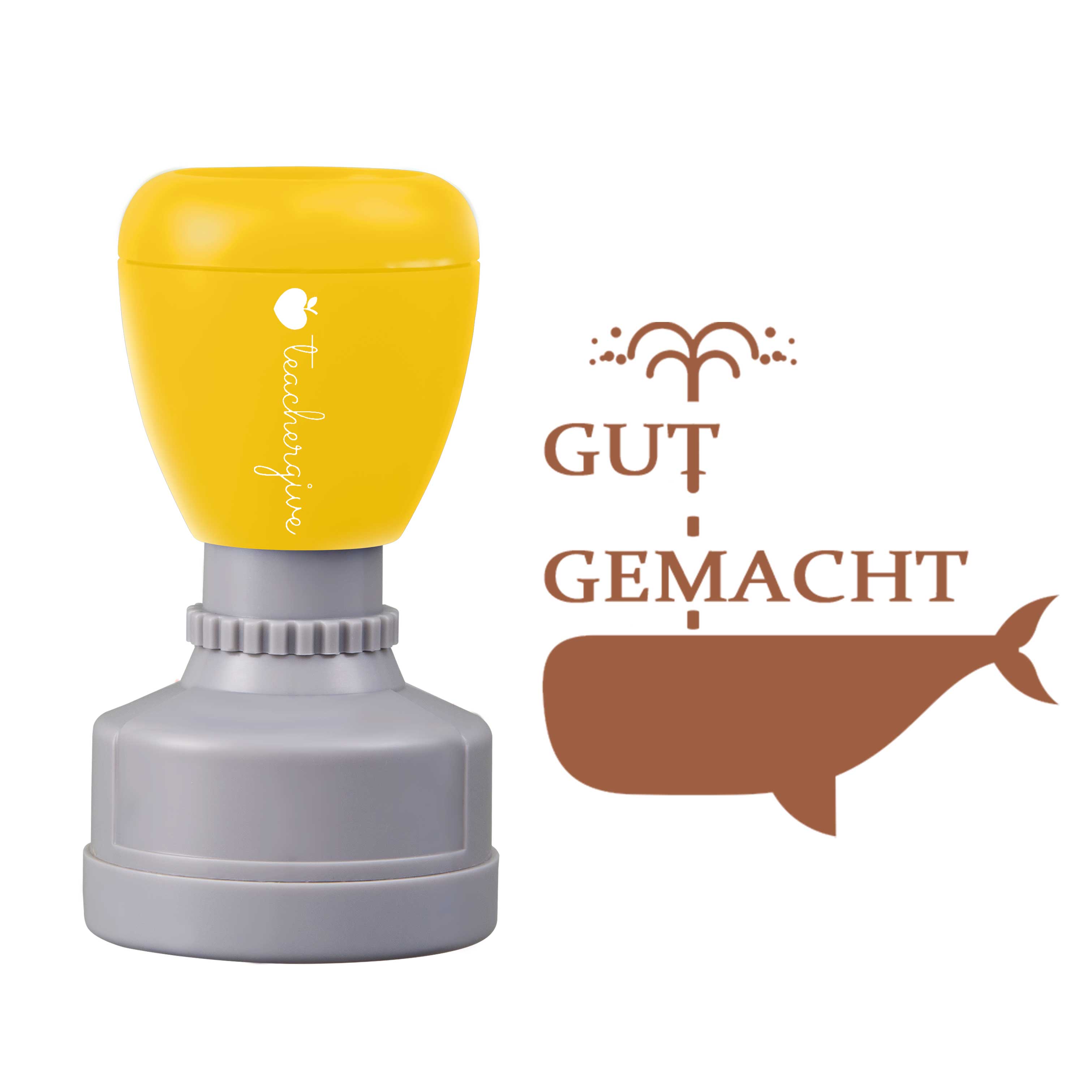 Gut gemacht Lehrer Stempel