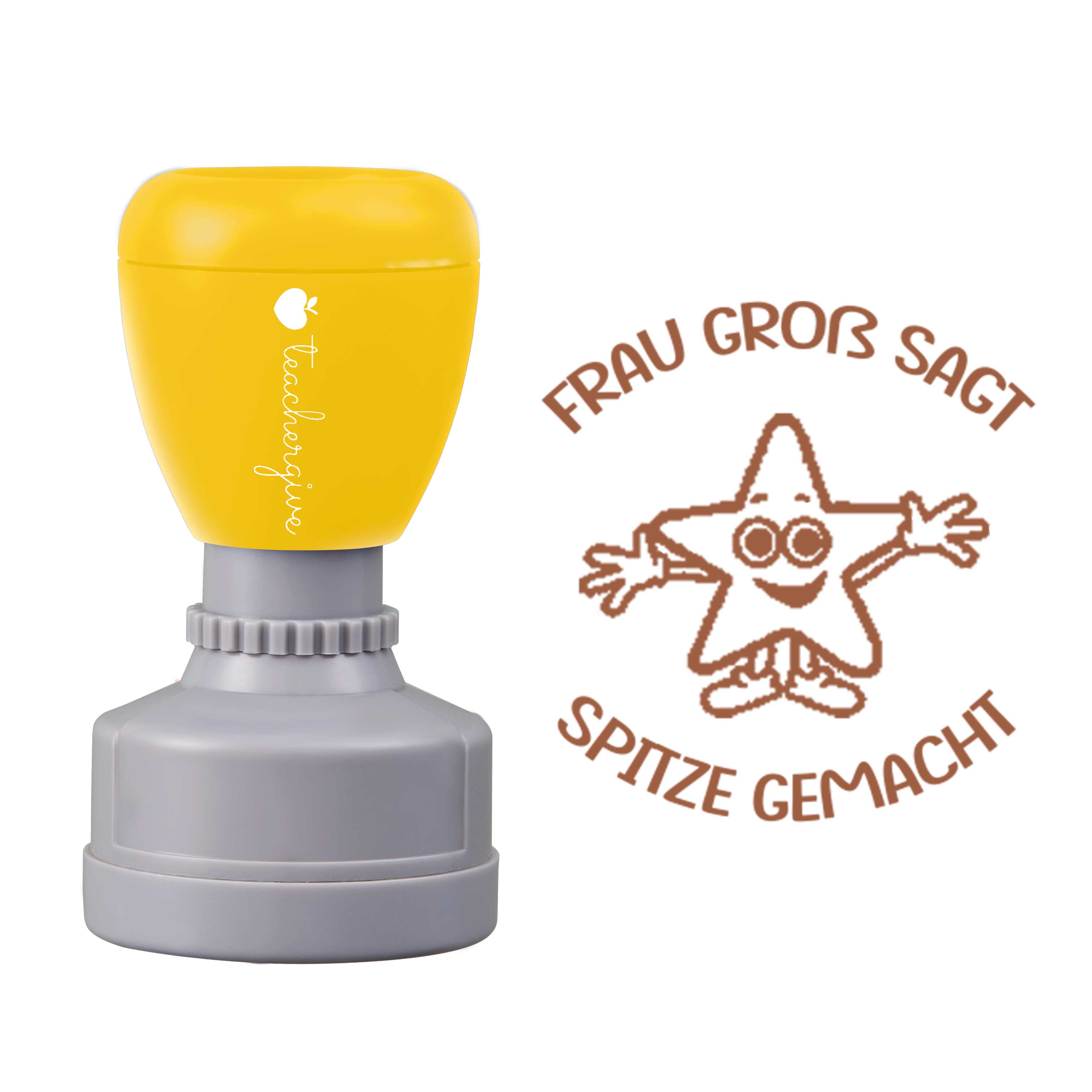 Personalisiert sagt spitze gemacht Lehrer Stempel