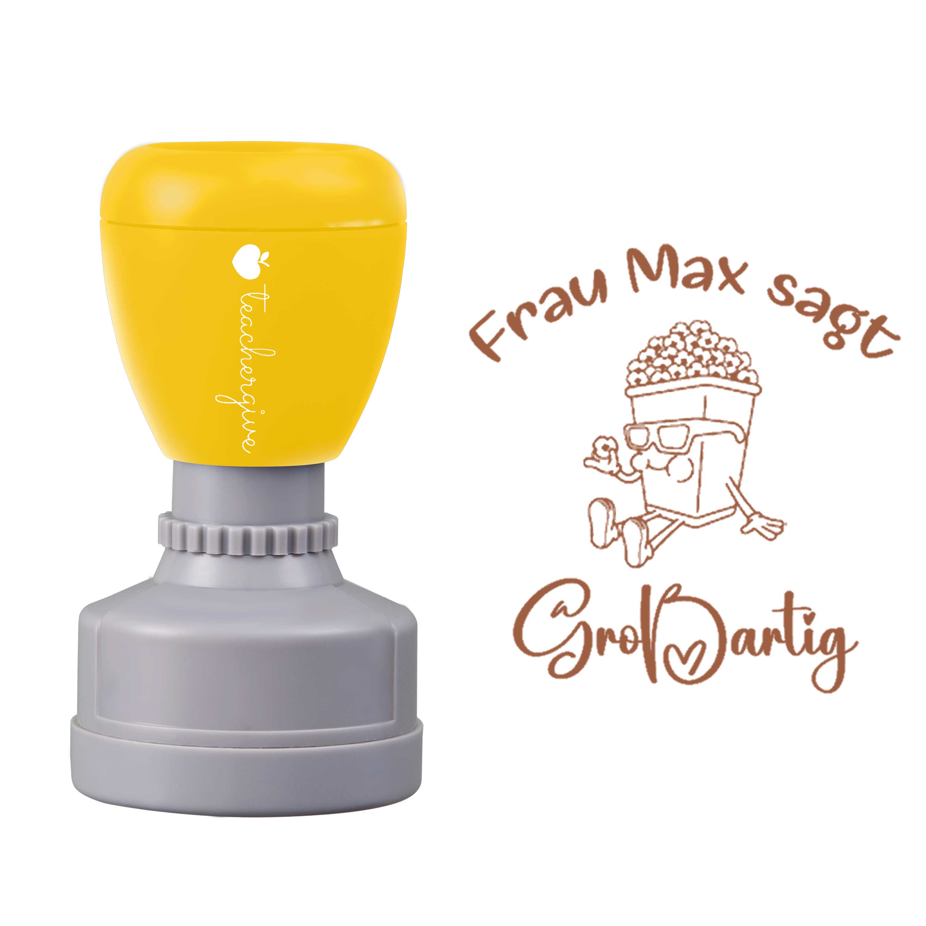 Personalisiert Sagt Großartig Lehrer Stempel