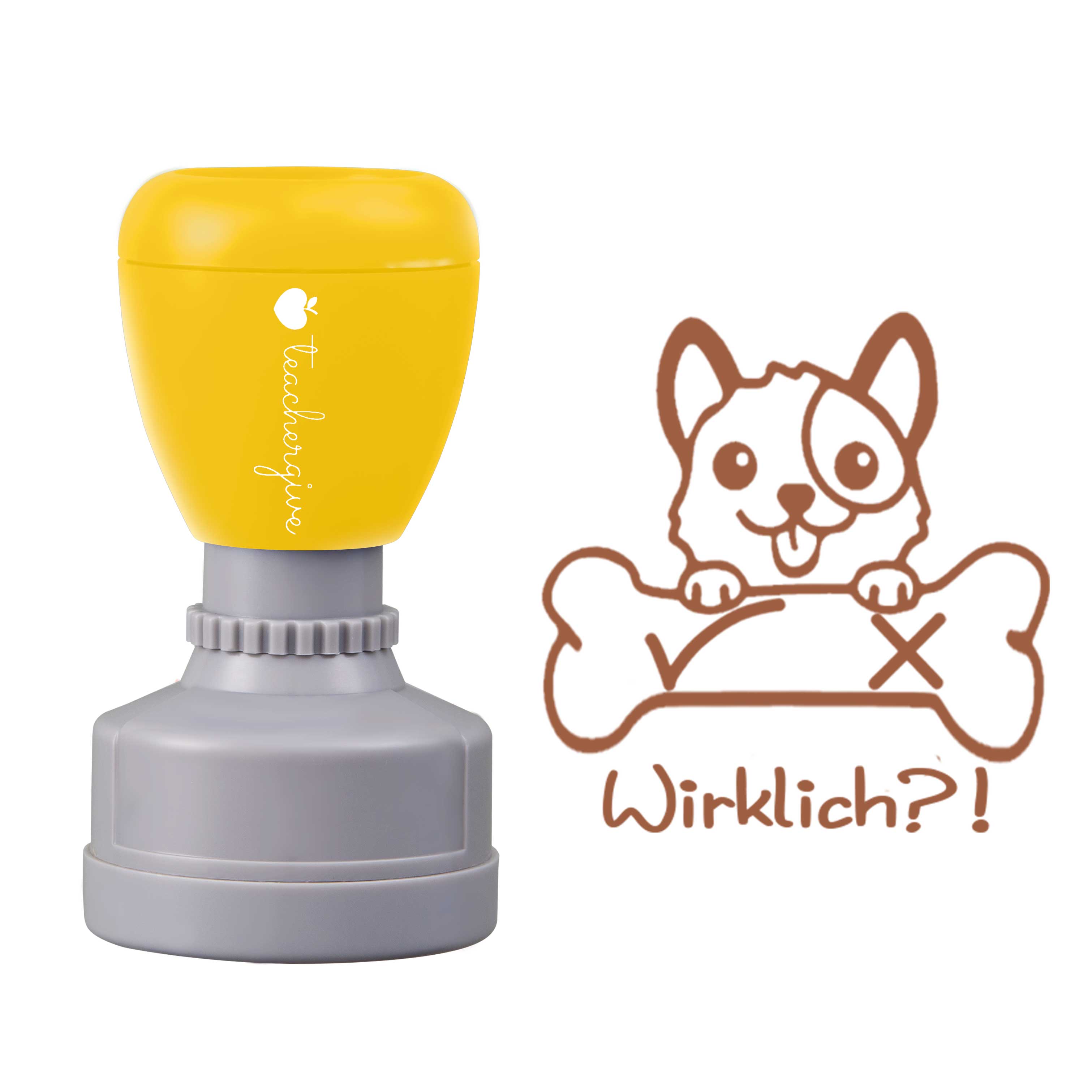 Wirklich?! Lehrer Stempel