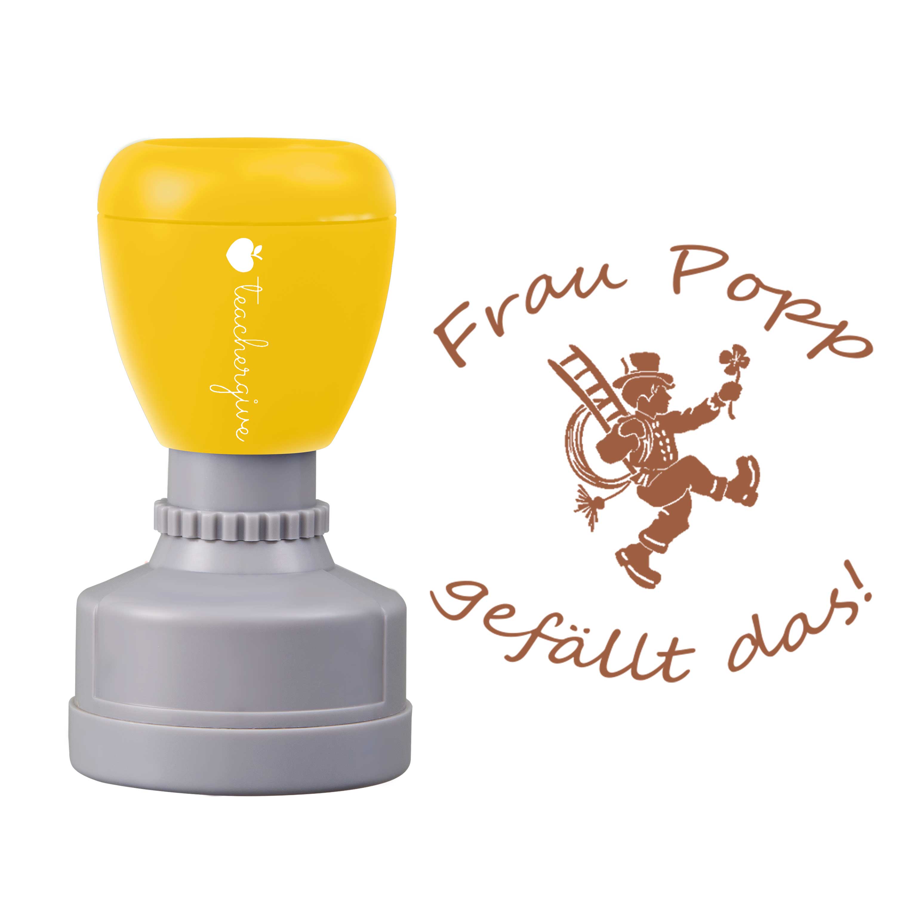 Personalisiert Gefällt Das Lehrer Stempel