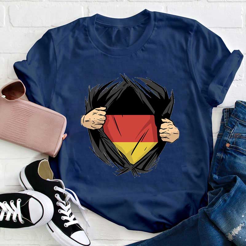 Deutsch Und Deutschland Lehrer T-Shirt