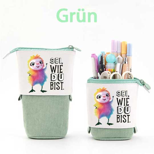 Flausch sei wie du bist Federmäppchen Mäppchen