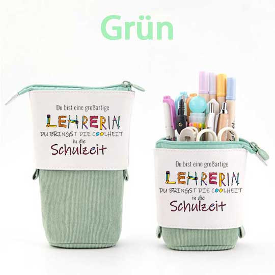 Du bist eine großartige Lehrerin Federmäppchen Mäppchen